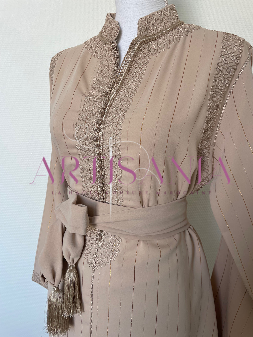 Jabador marocain pour femme couleur unie - modèle Zéla