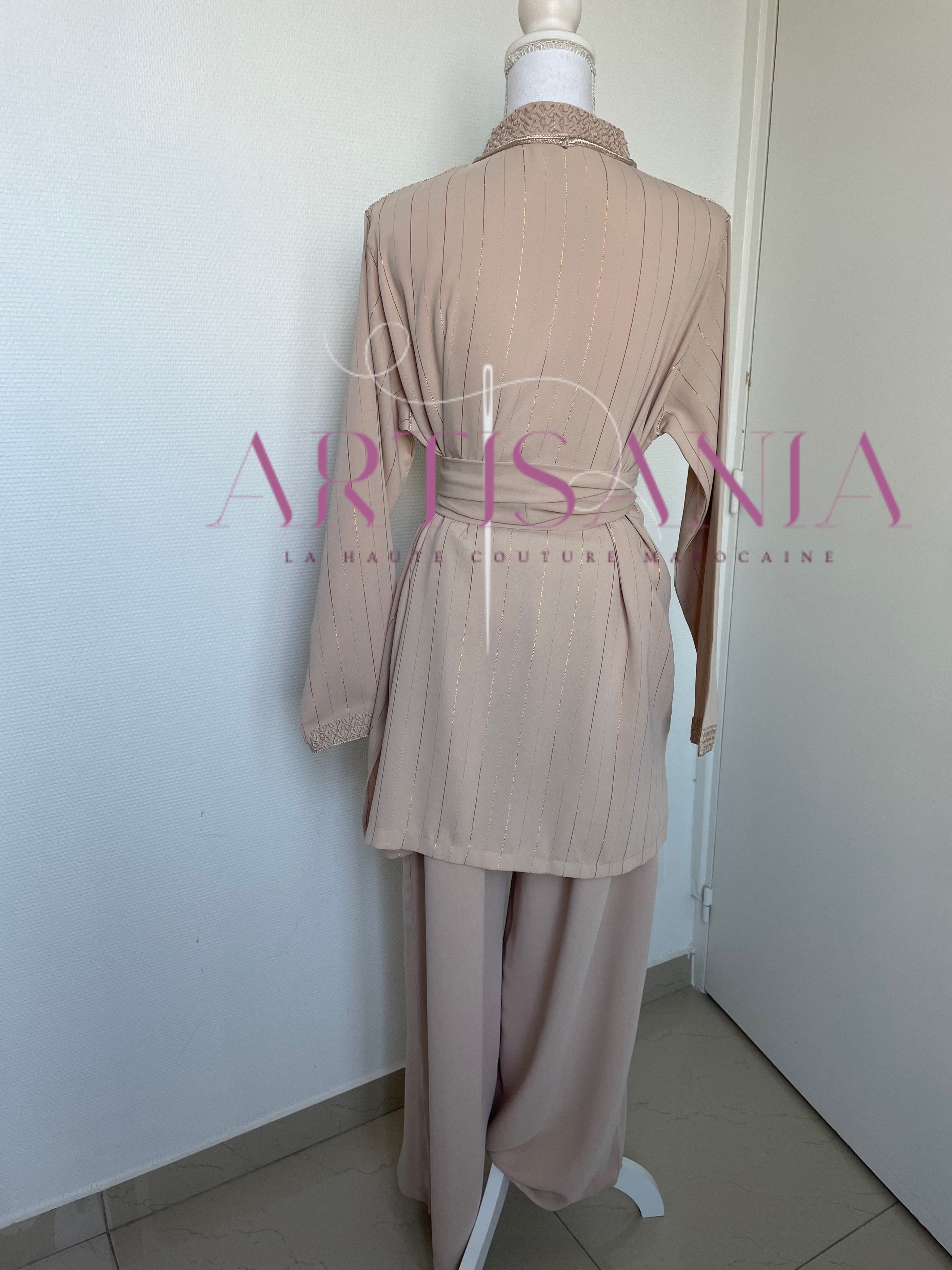 Jabador marocain pour femme couleur unie - modèle Zéla