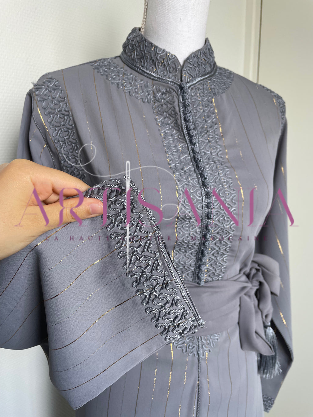 Jabador marocain pour femme couleur unie - modèle Zéla