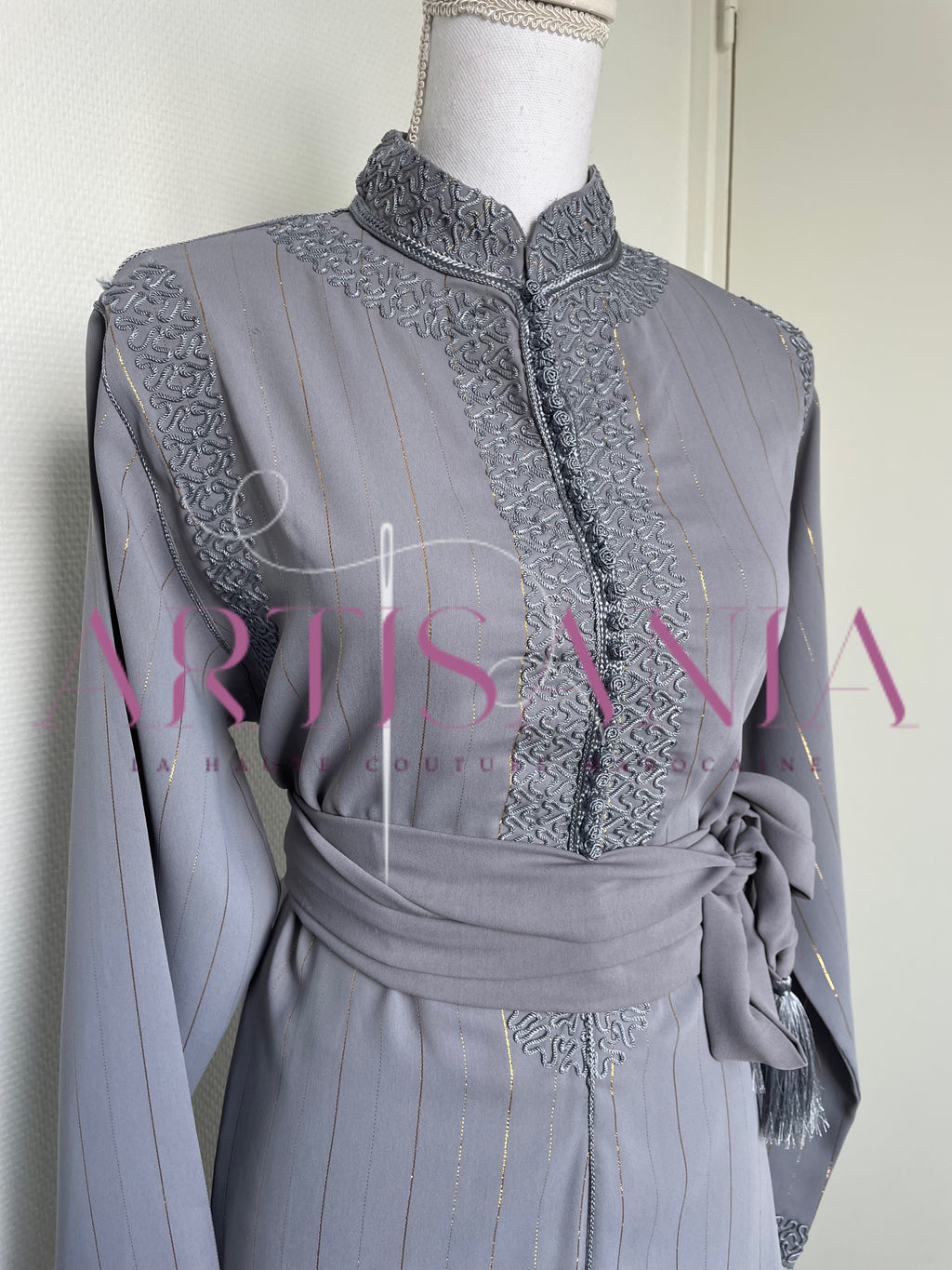 Jabador marocain pour femme couleur unie - modèle Zéla