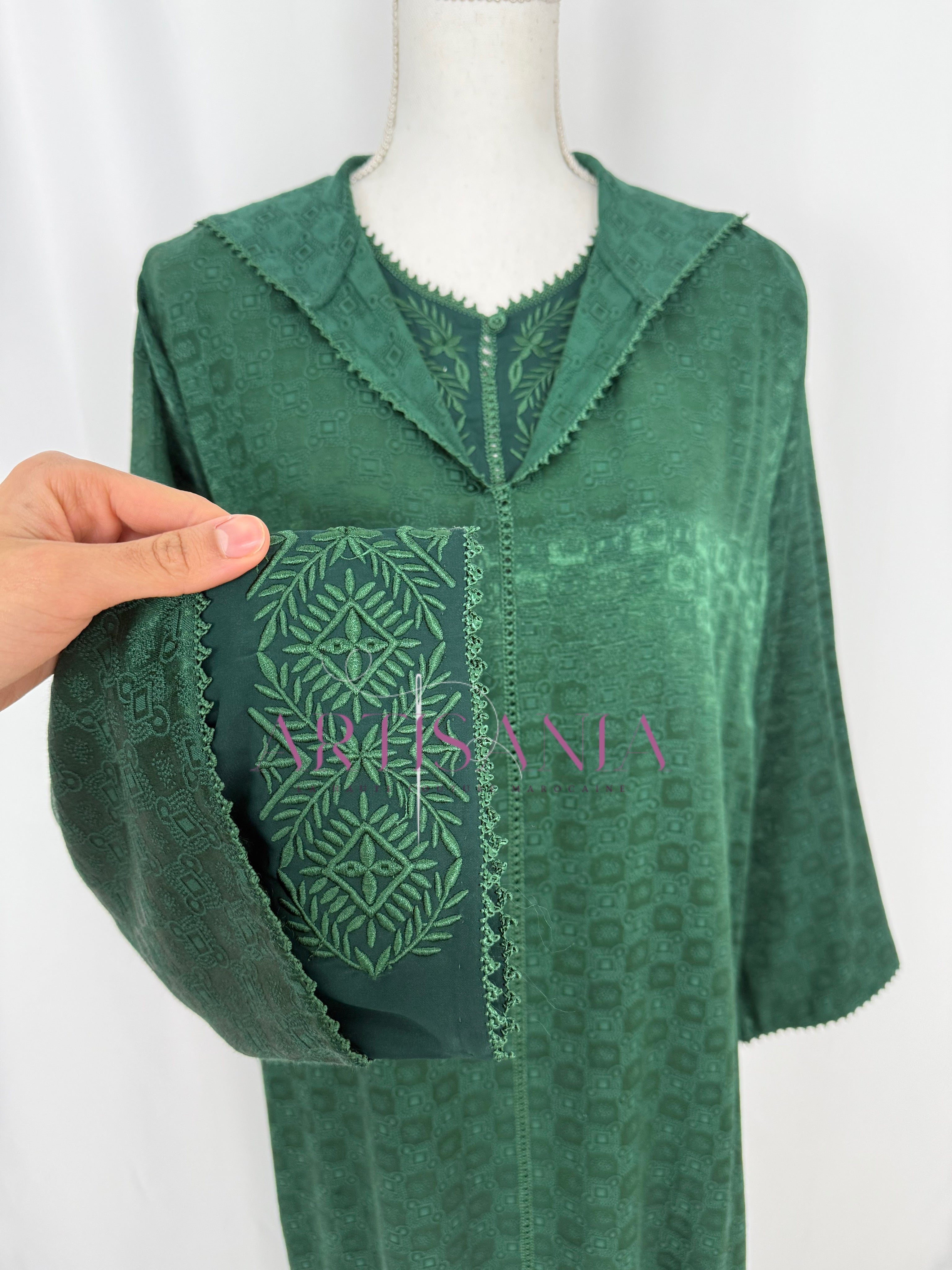 Jellaba marocaine deux pièces - modèle Ghizlane 🪡
