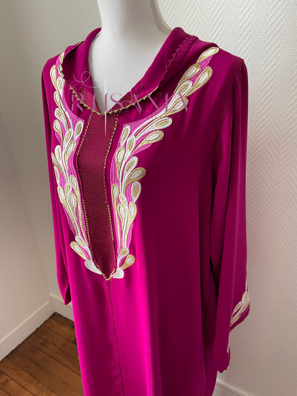 Jellaba marocaine randa une pièce - modèle Maelys 🩷✨