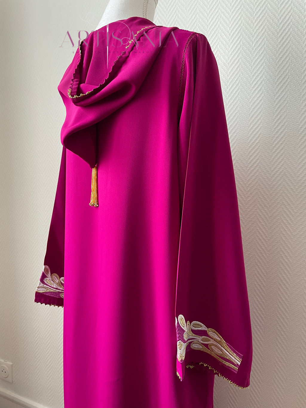 Jellaba marocaine randa une pièce - modèle Maelys 🩷✨