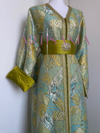 Caftan marocain tissu brocard - modèle Yasmine