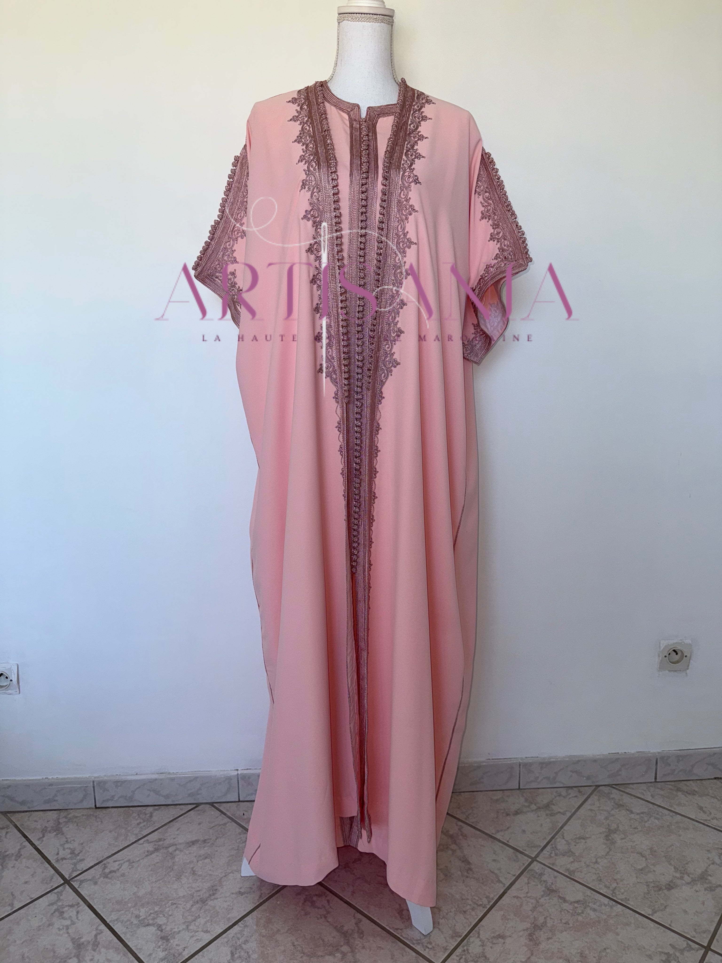 Kimono caftan fait main - modèle Aida 🪡