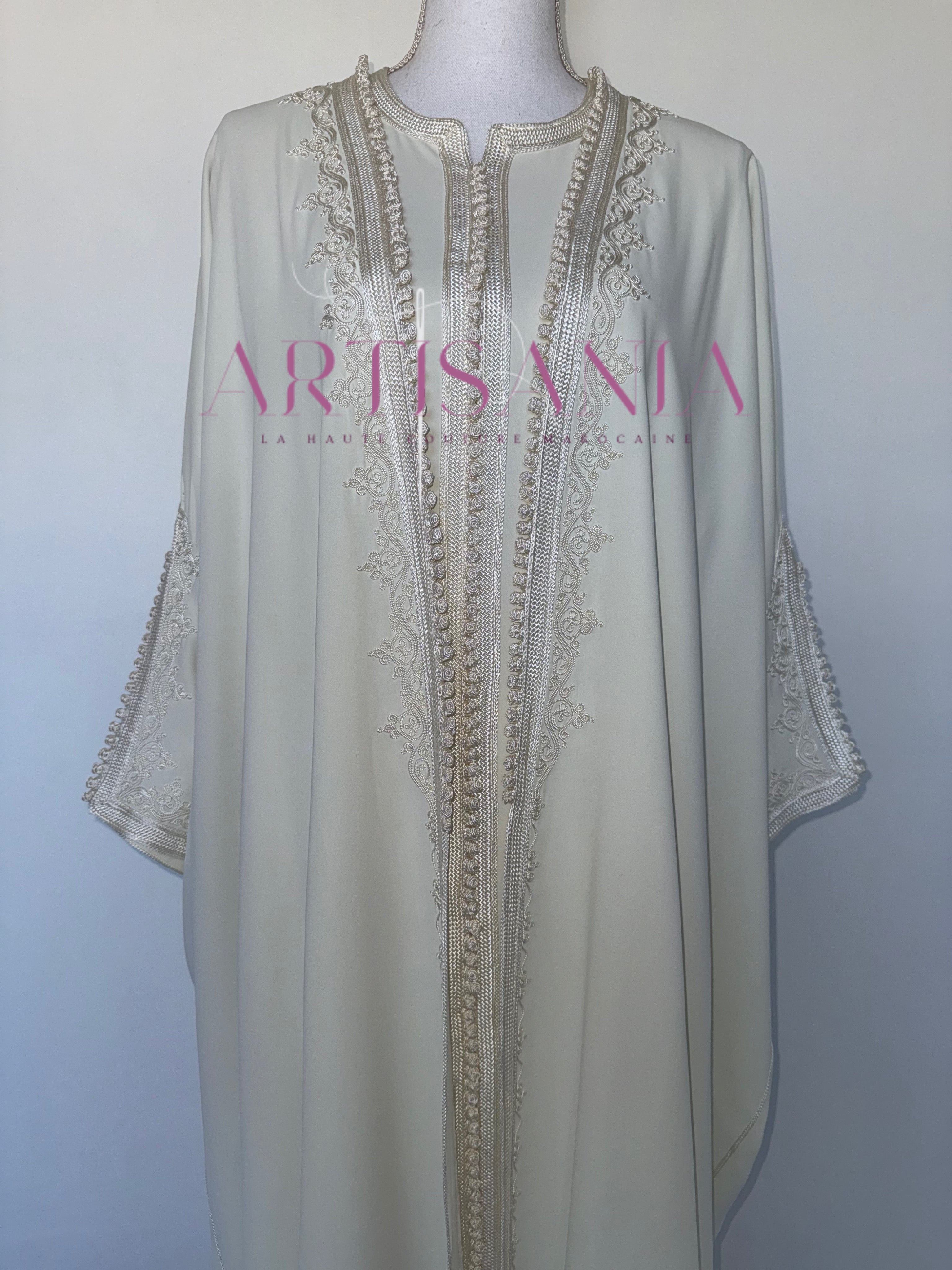 Kimono caftan fait main - modèle Aida 🪡