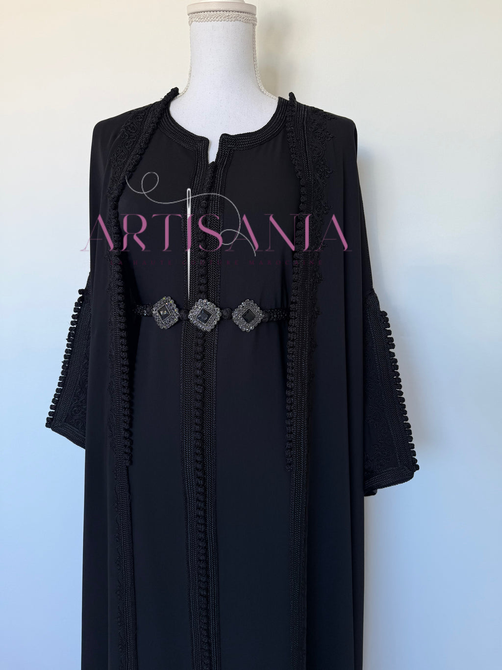 Kimono caftan fait main - modèle Aida 🪡