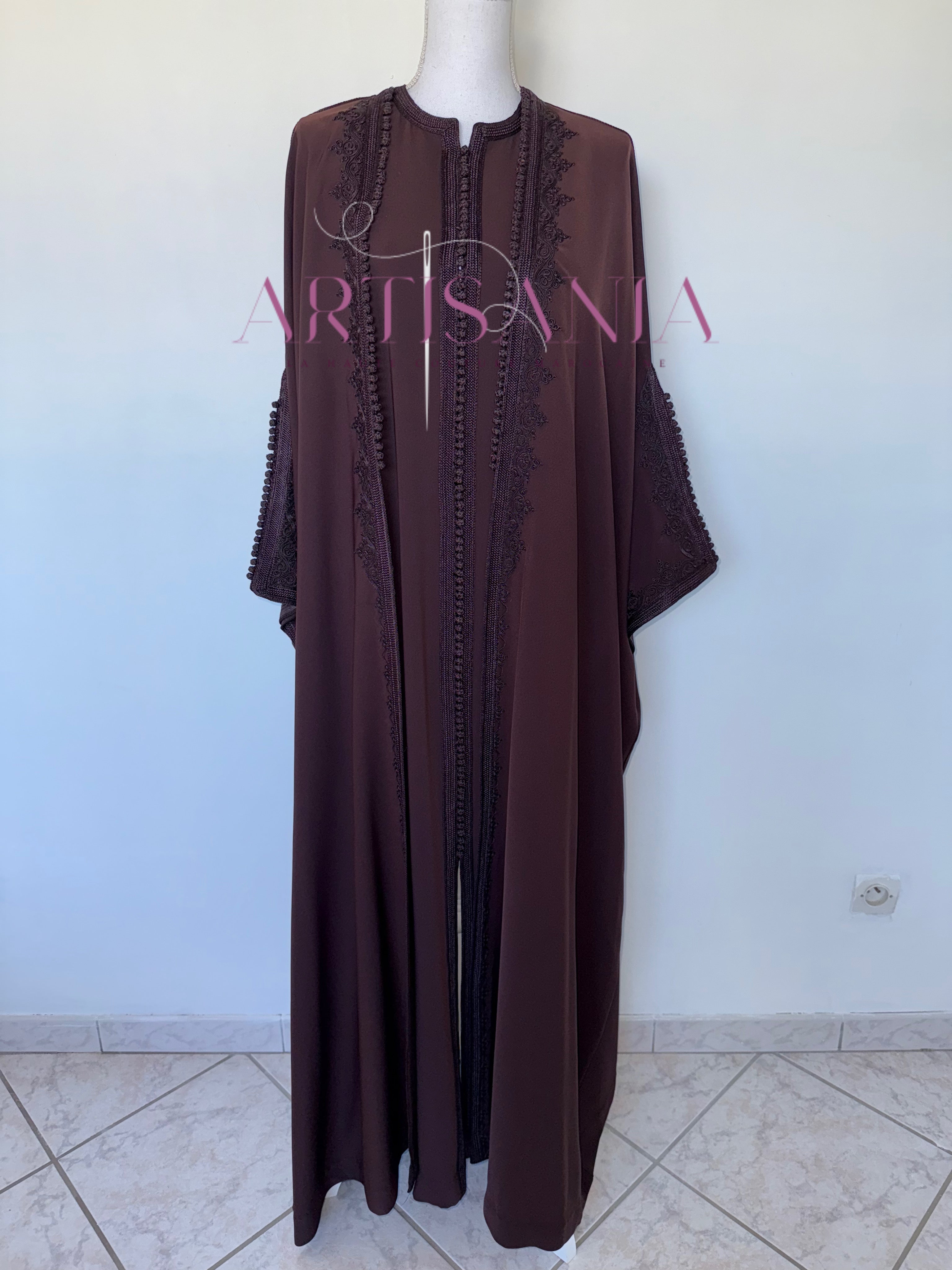 Kimono caftan fait main - modèle Aida 🪡