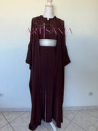 Kimono caftan fait main - modèle Aida 🪡