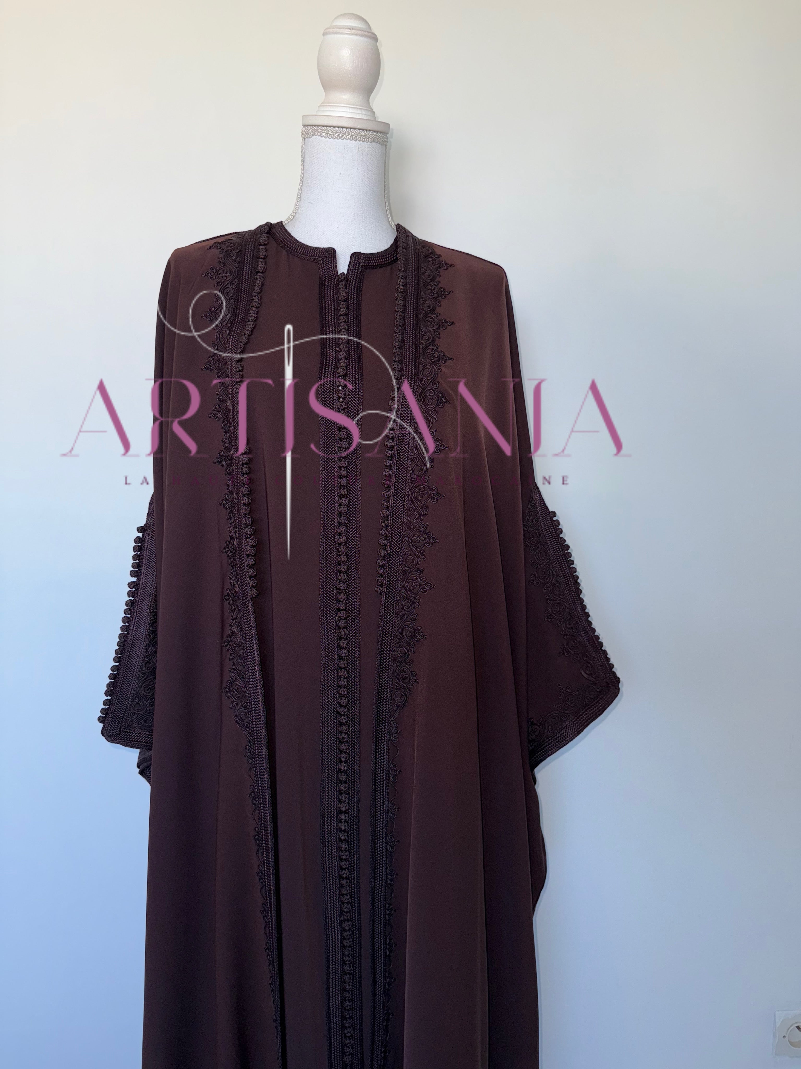 Kimono caftan fait main - modèle Aida 🪡