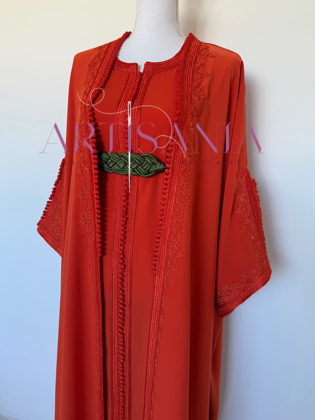 Kimono caftan fait main - modèle Aida 🪡