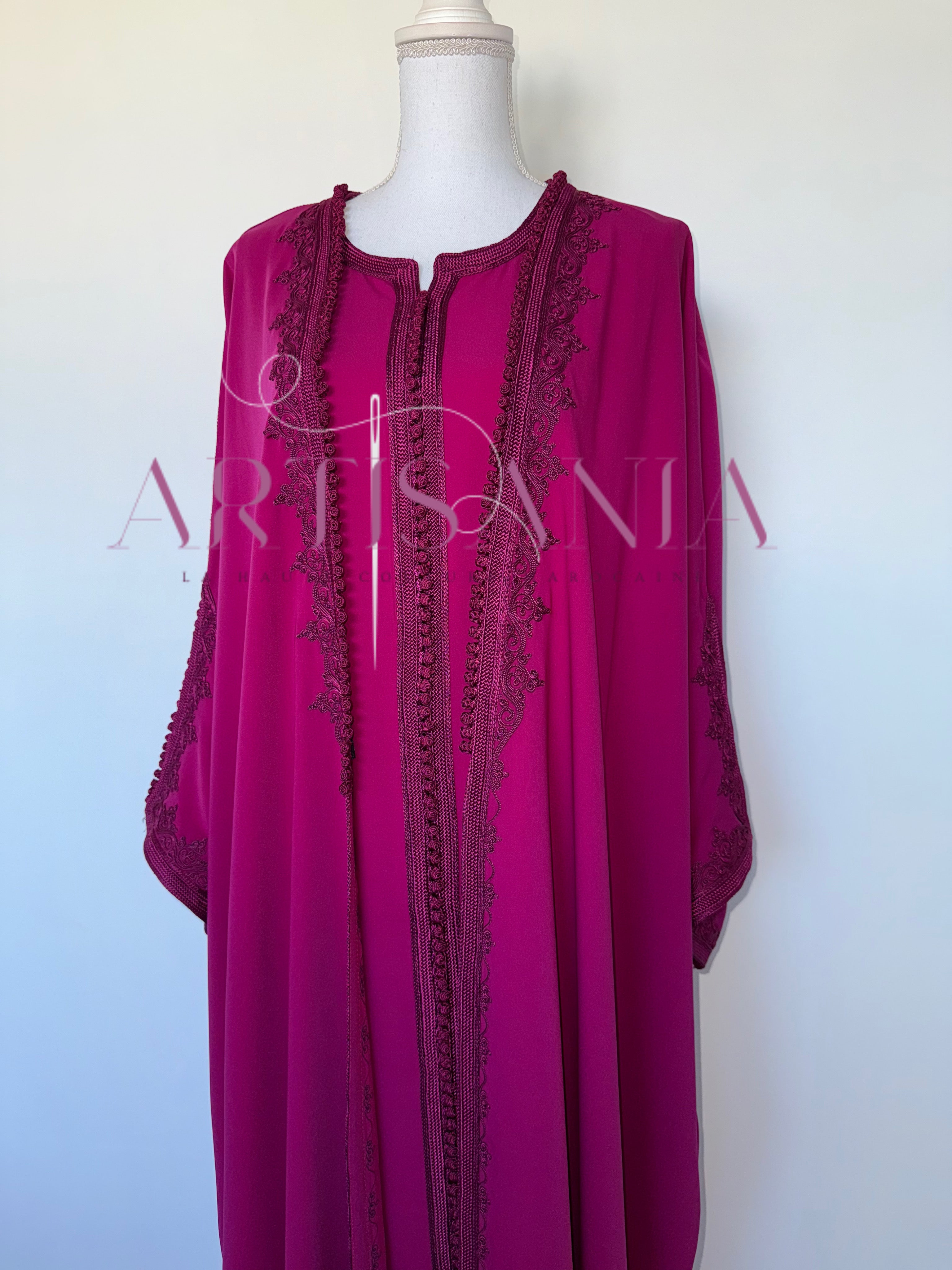 Kimono caftan fait main - modèle Aida 🪡