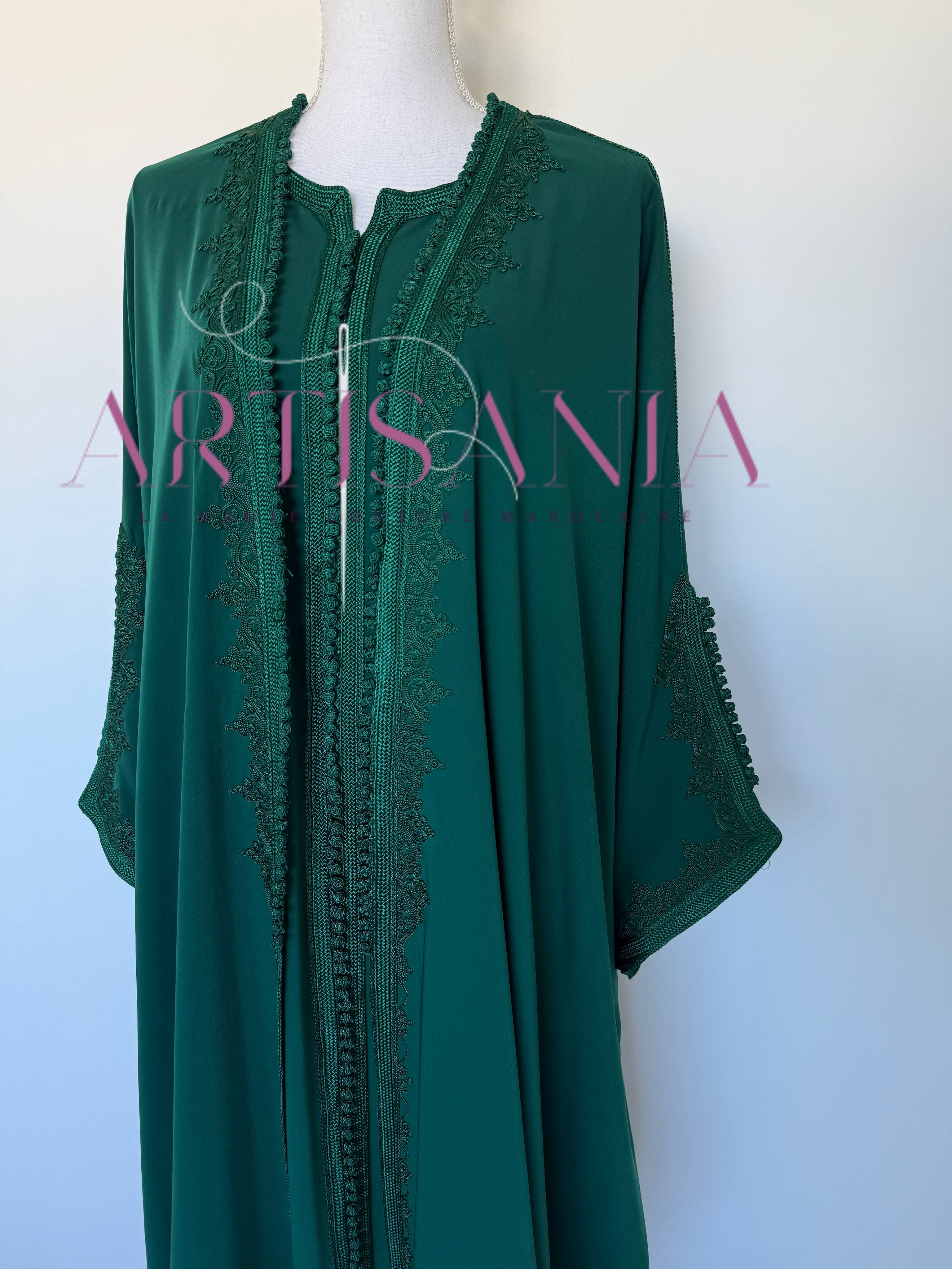 Kimono caftan fait main - modèle Aida 🪡