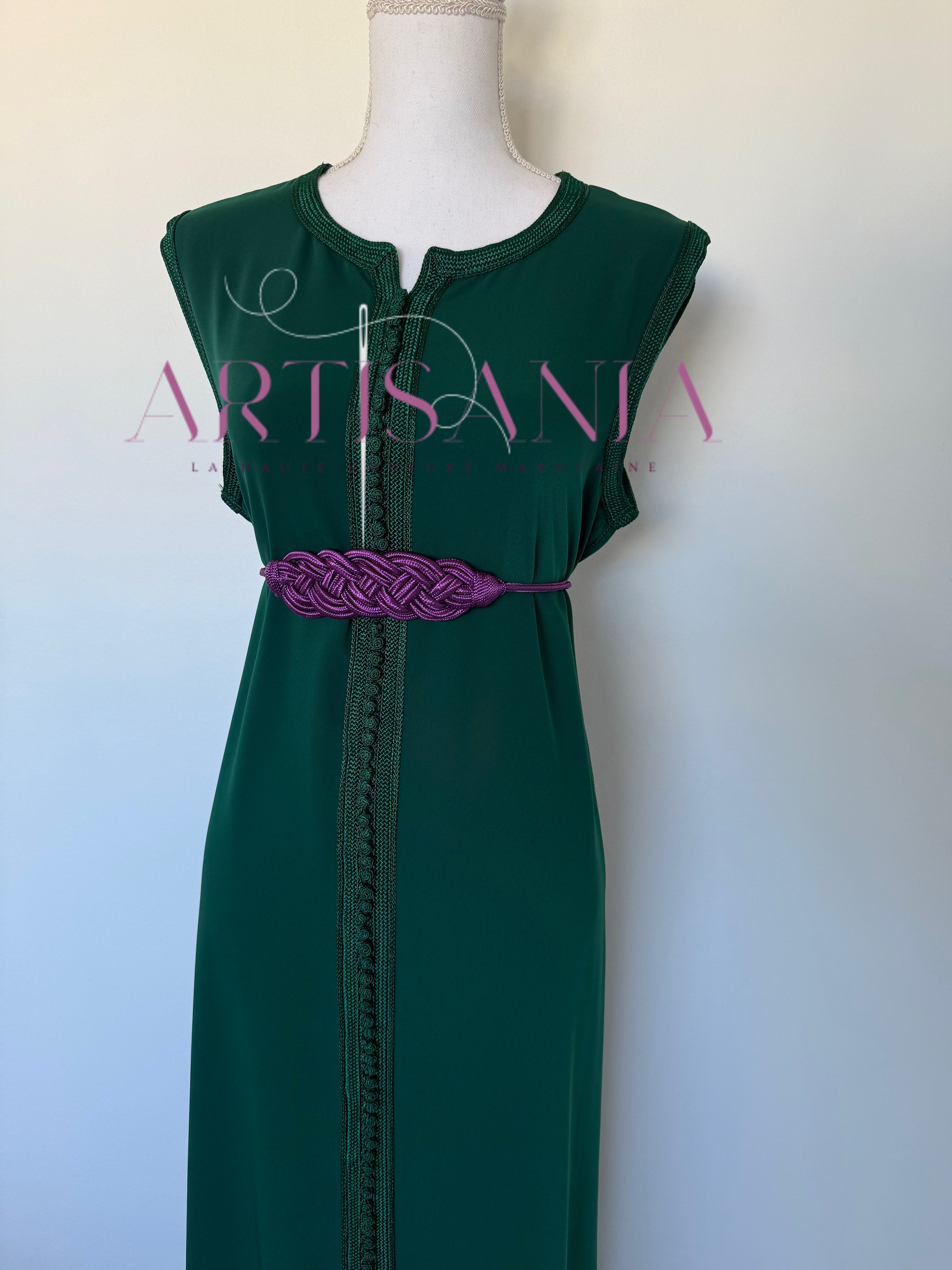 Kimono caftan fait main - modèle Aida 🪡