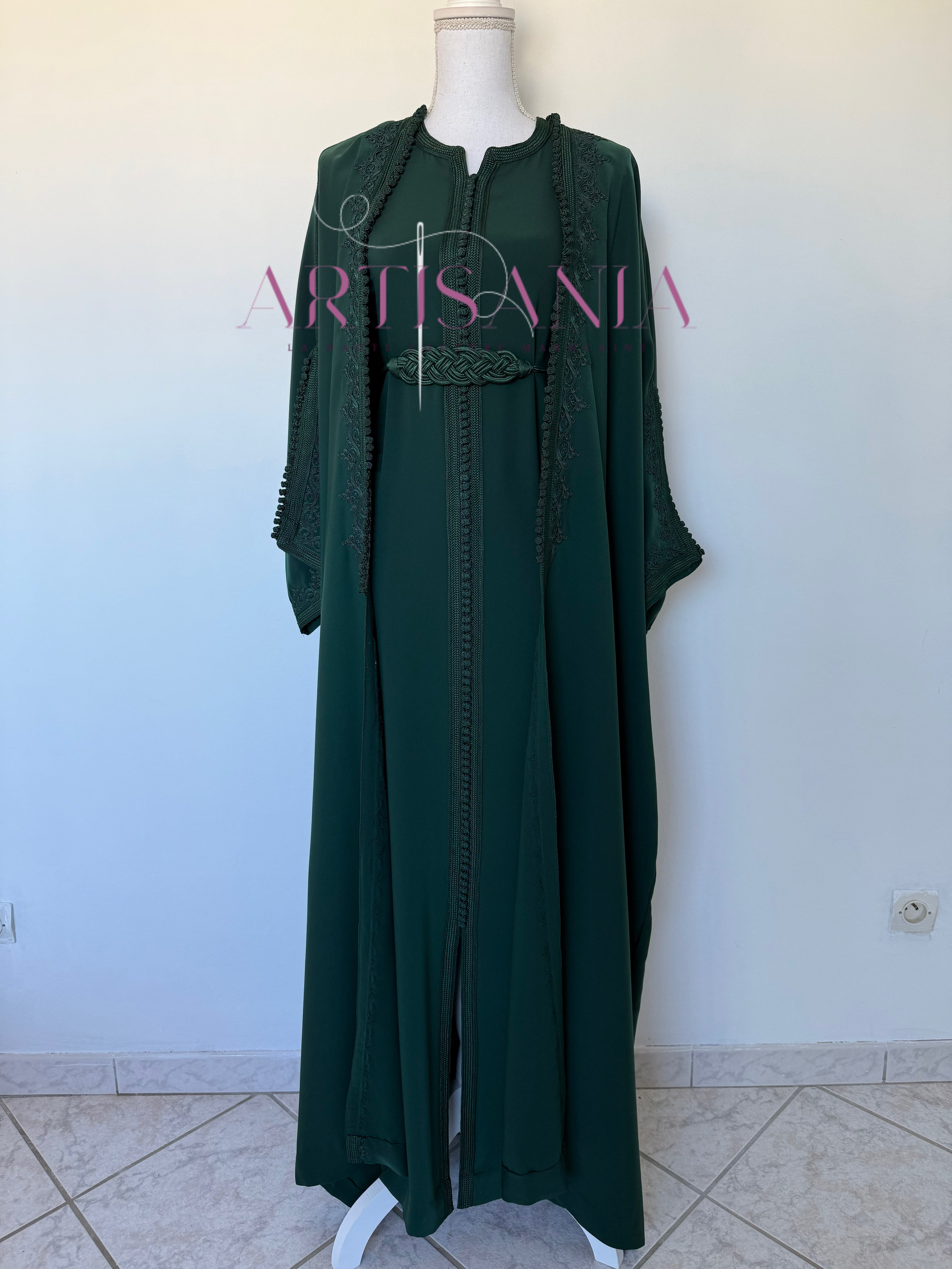 Kimono caftan fait main - modèle Aida 🪡