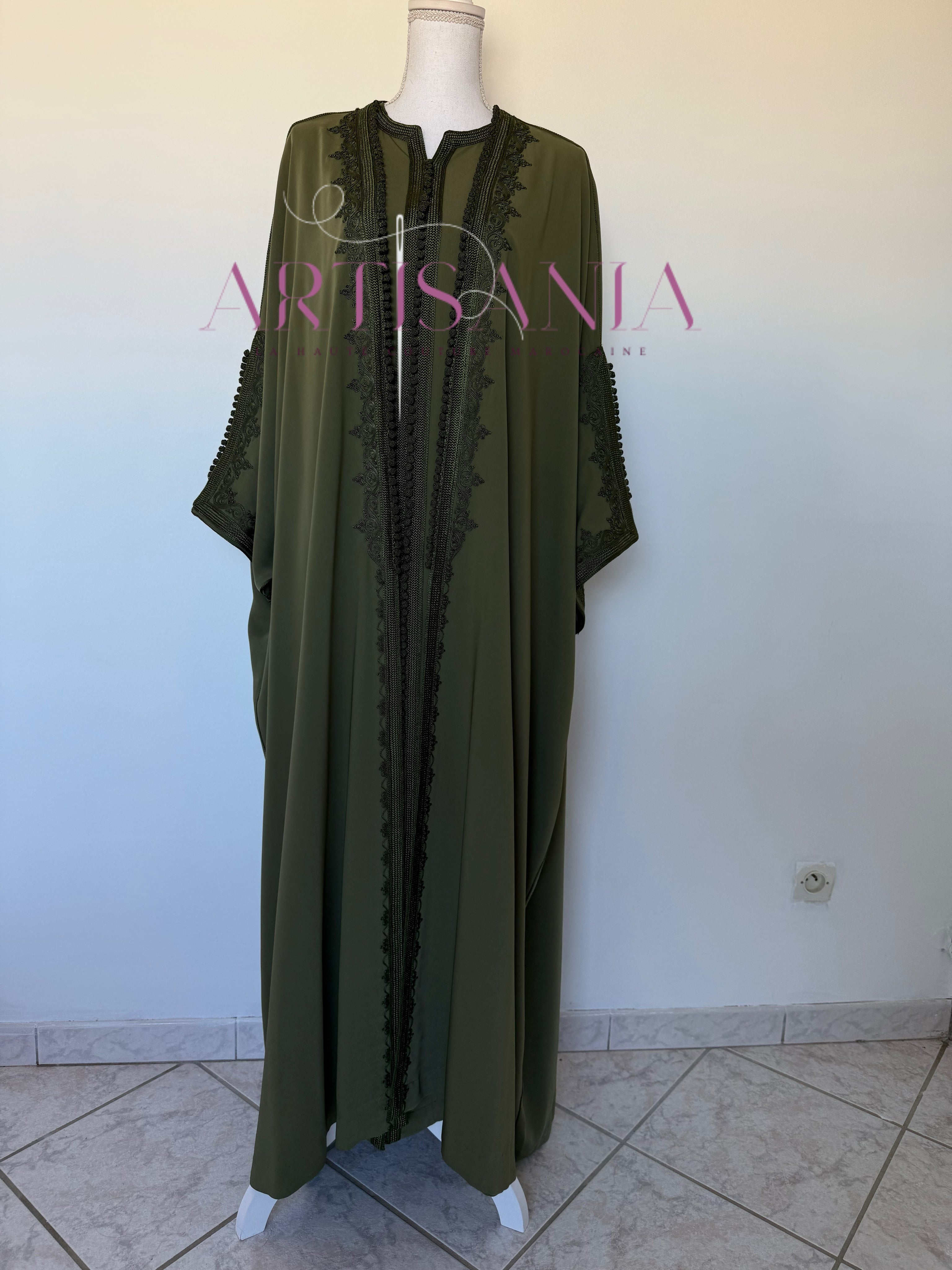 Kimono caftan fait main - modèle Aida 🪡