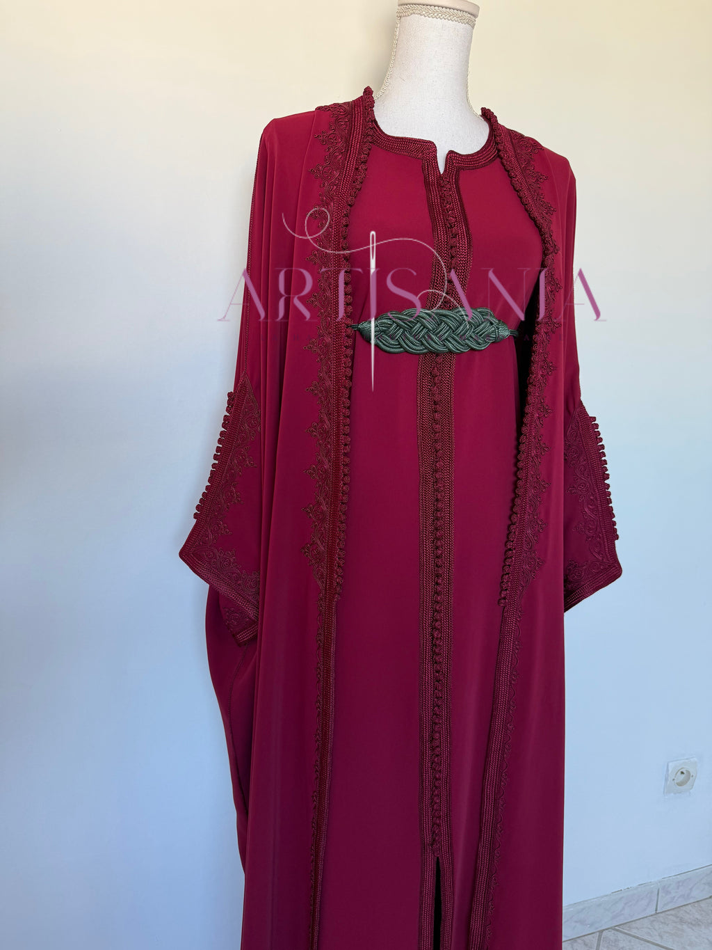 Kimono caftan fait main - modèle Aida 🪡