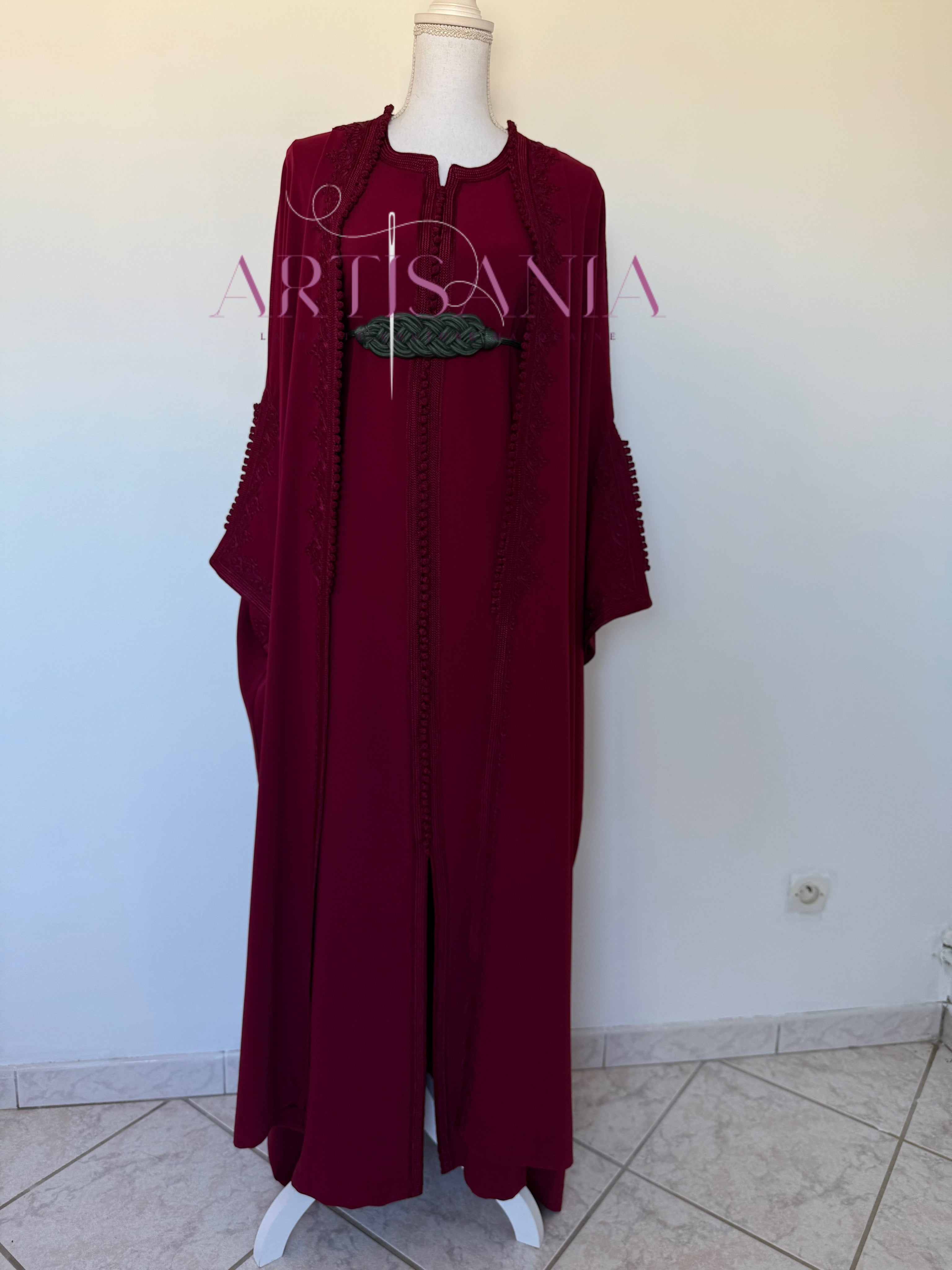 Kimono caftan fait main - modèle Aida 🪡