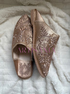 Babouche plates Anissa - rose gold