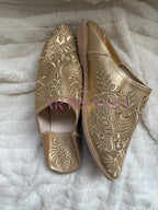 Babouche plates Anissa - gold