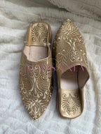 Babouche plates Anissa - gold