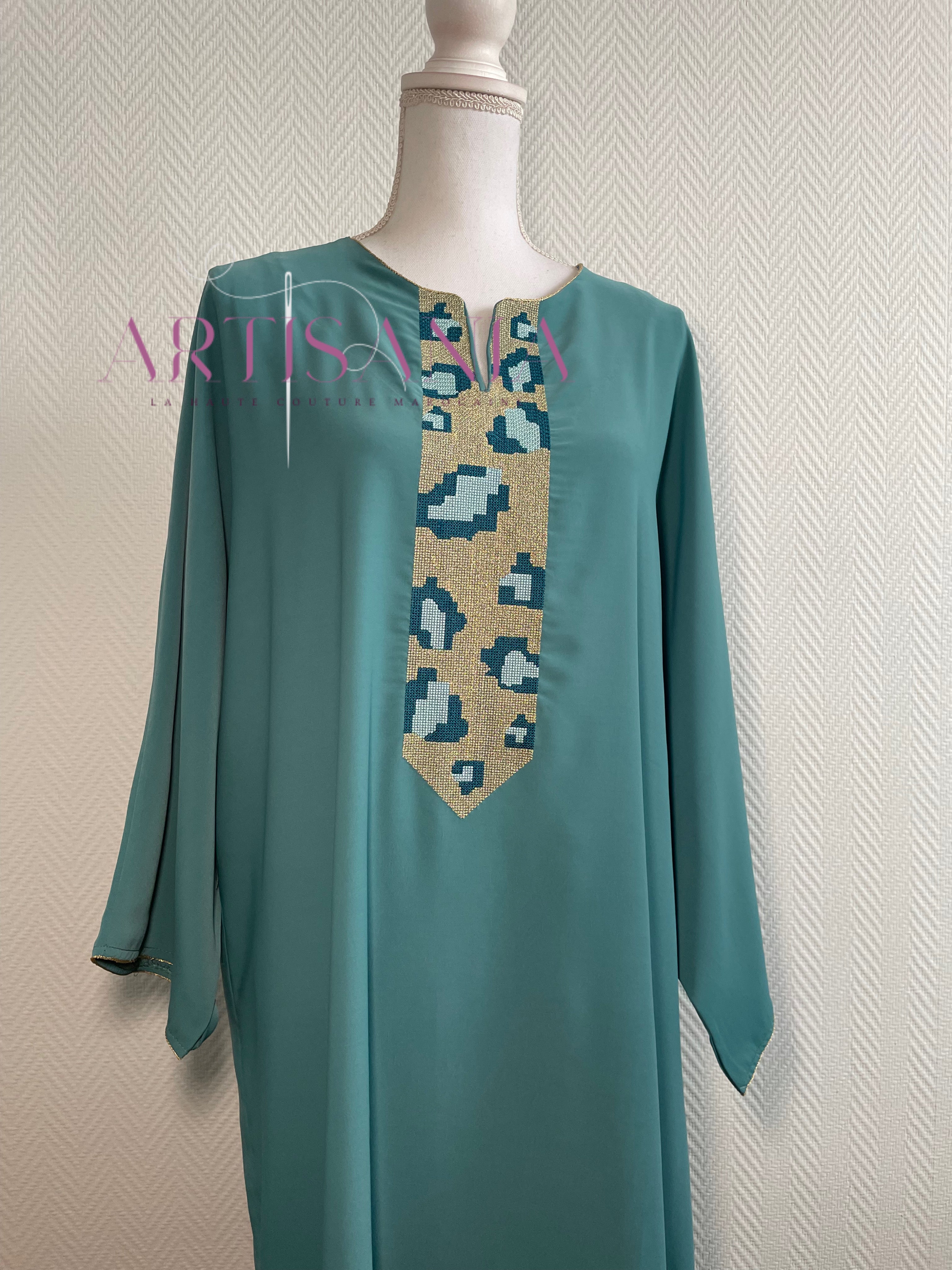 Gandoura marocaine - modèle Zoé