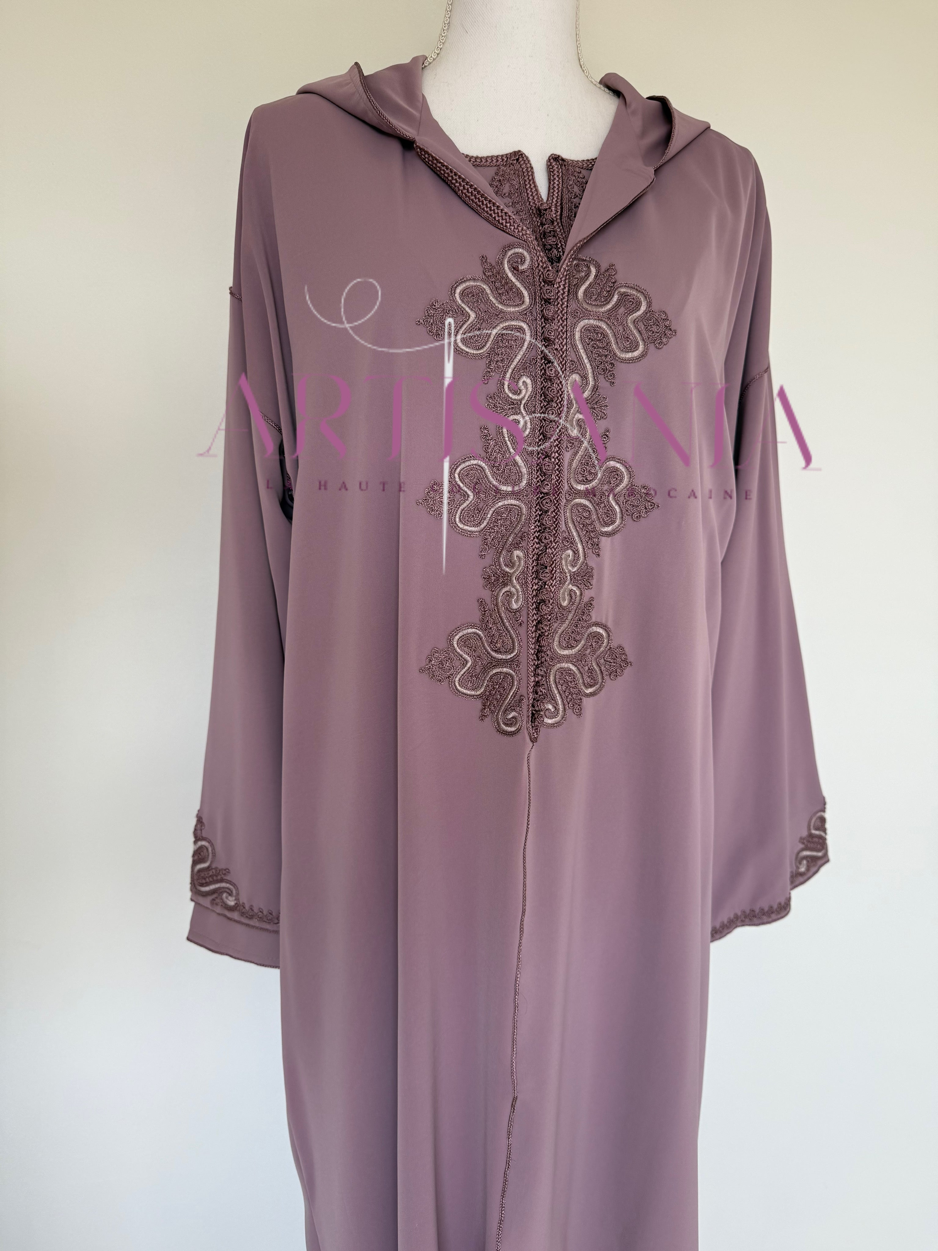 Jellaba marocaine deux pièces - modèle Margaux