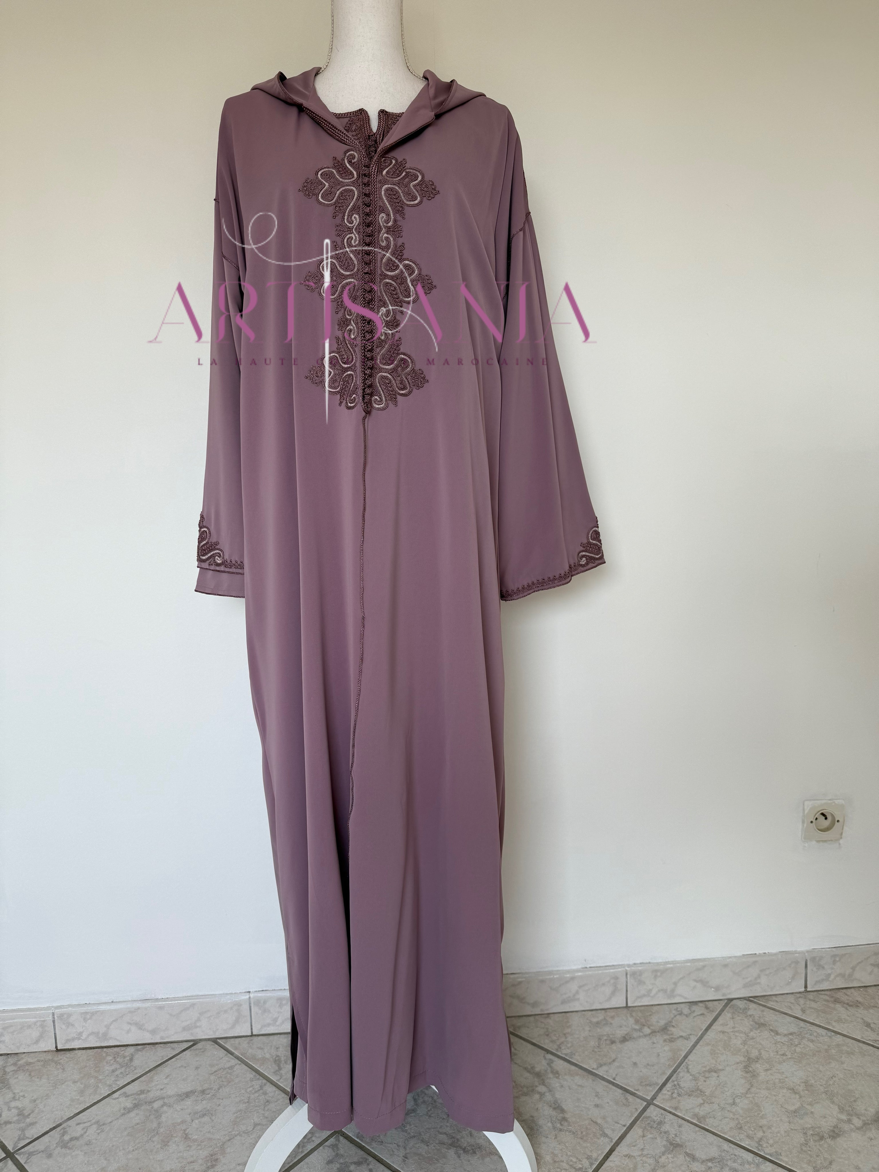 Jellaba marocaine deux pièces - modèle Margaux