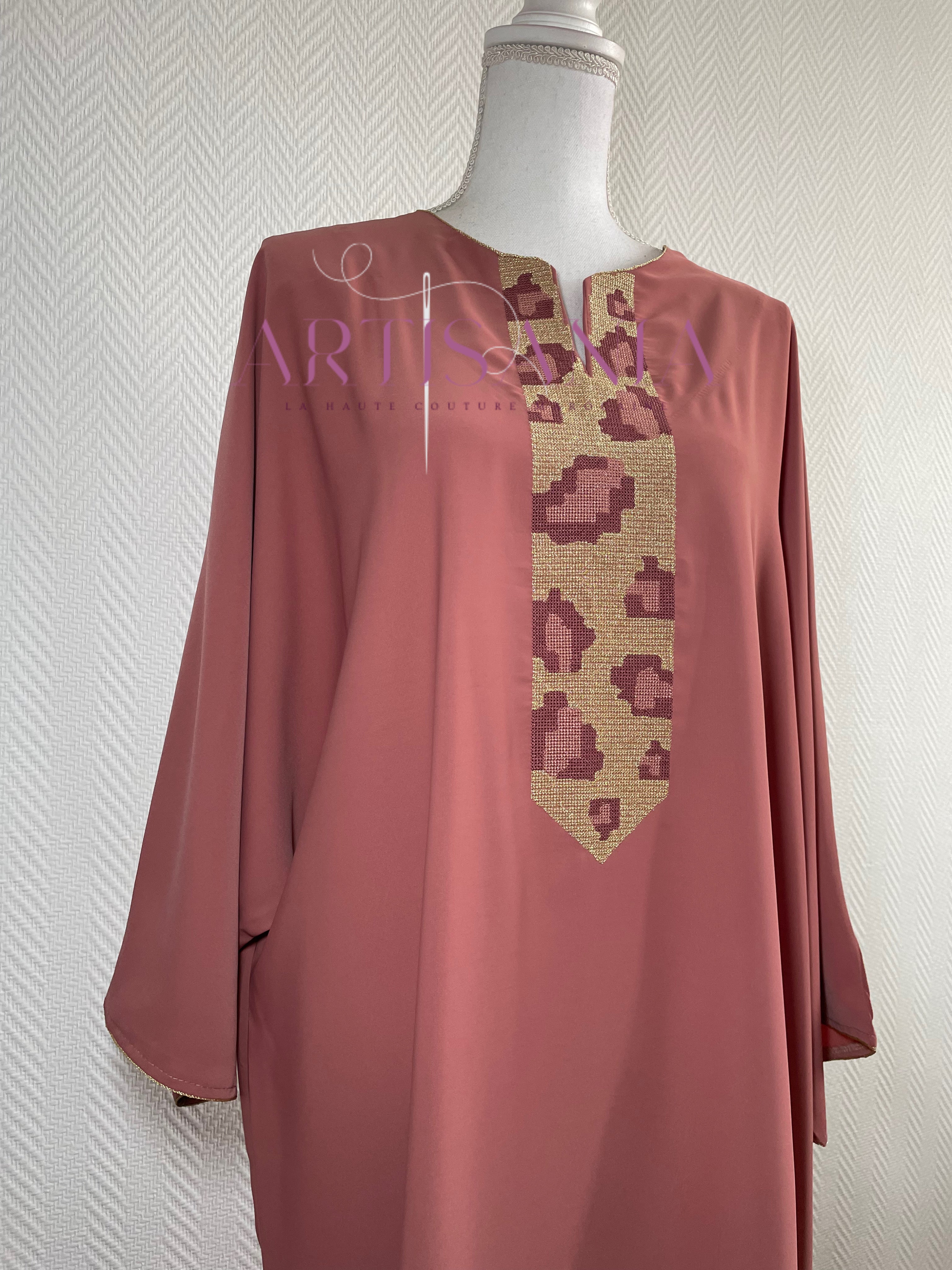 Gandoura marocaine - modèle Zoé