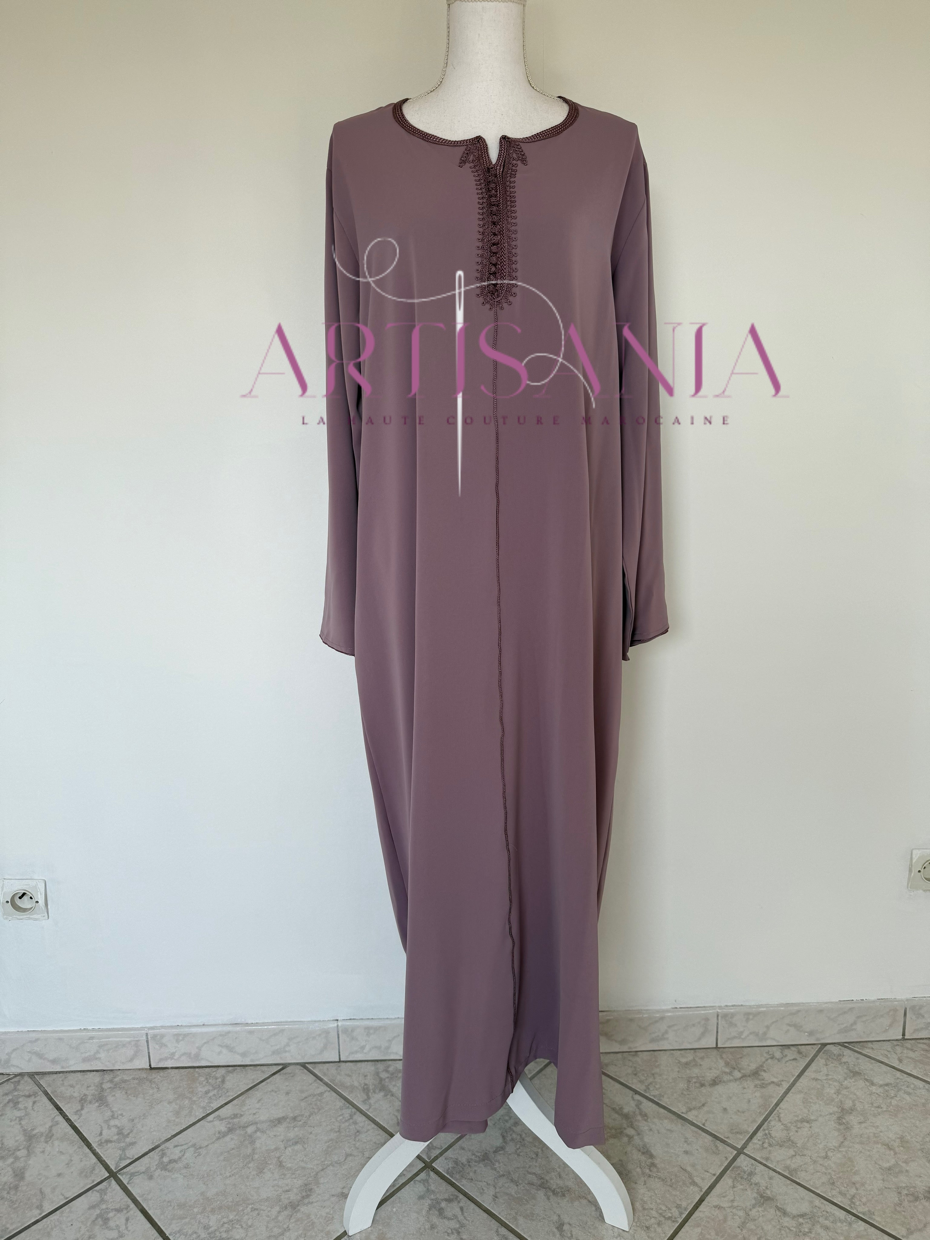 Jellaba marocaine deux pièces - modèle Margaux