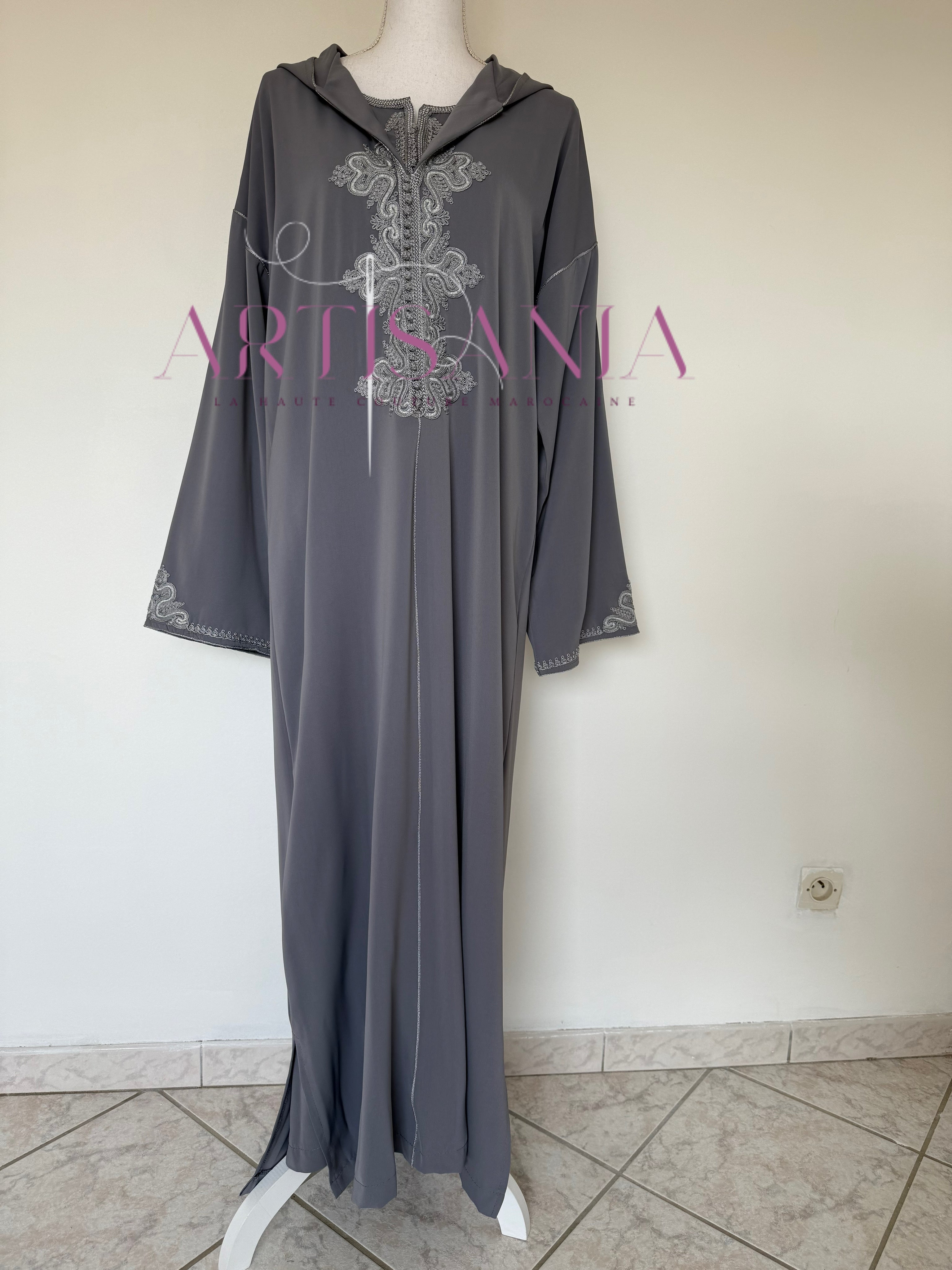 Jellaba marocaine deux pièces - modèle Margaux