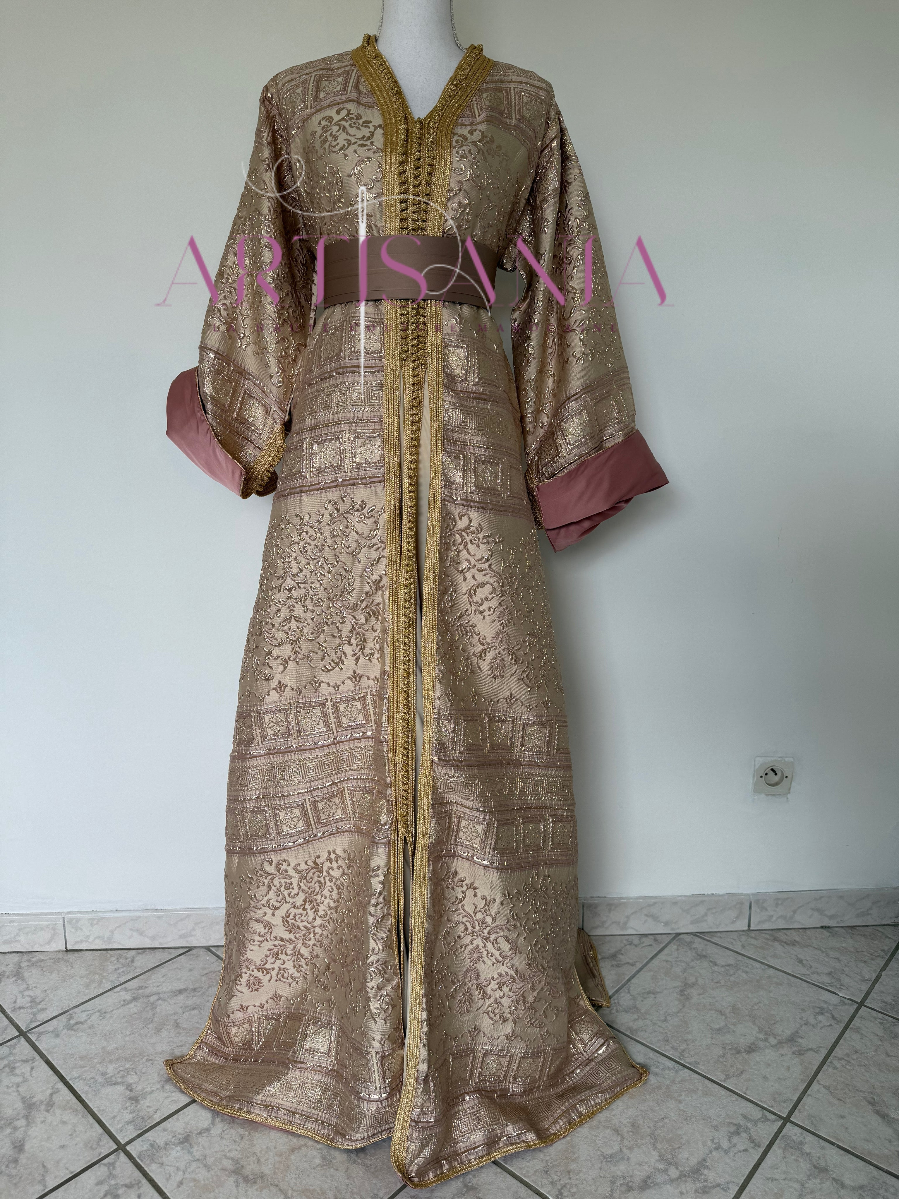 Takchita marocaine brocard de luxe - modèle Yamina 🩷✨