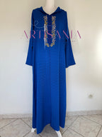 Jellaba une pièce randa + perles - modèle Najia ✨