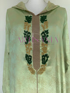 Jellaba une pièce randa + perles - modèle Najia ✨