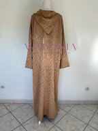 Jellaba une pièce randa + perles - modèle Najia ✨