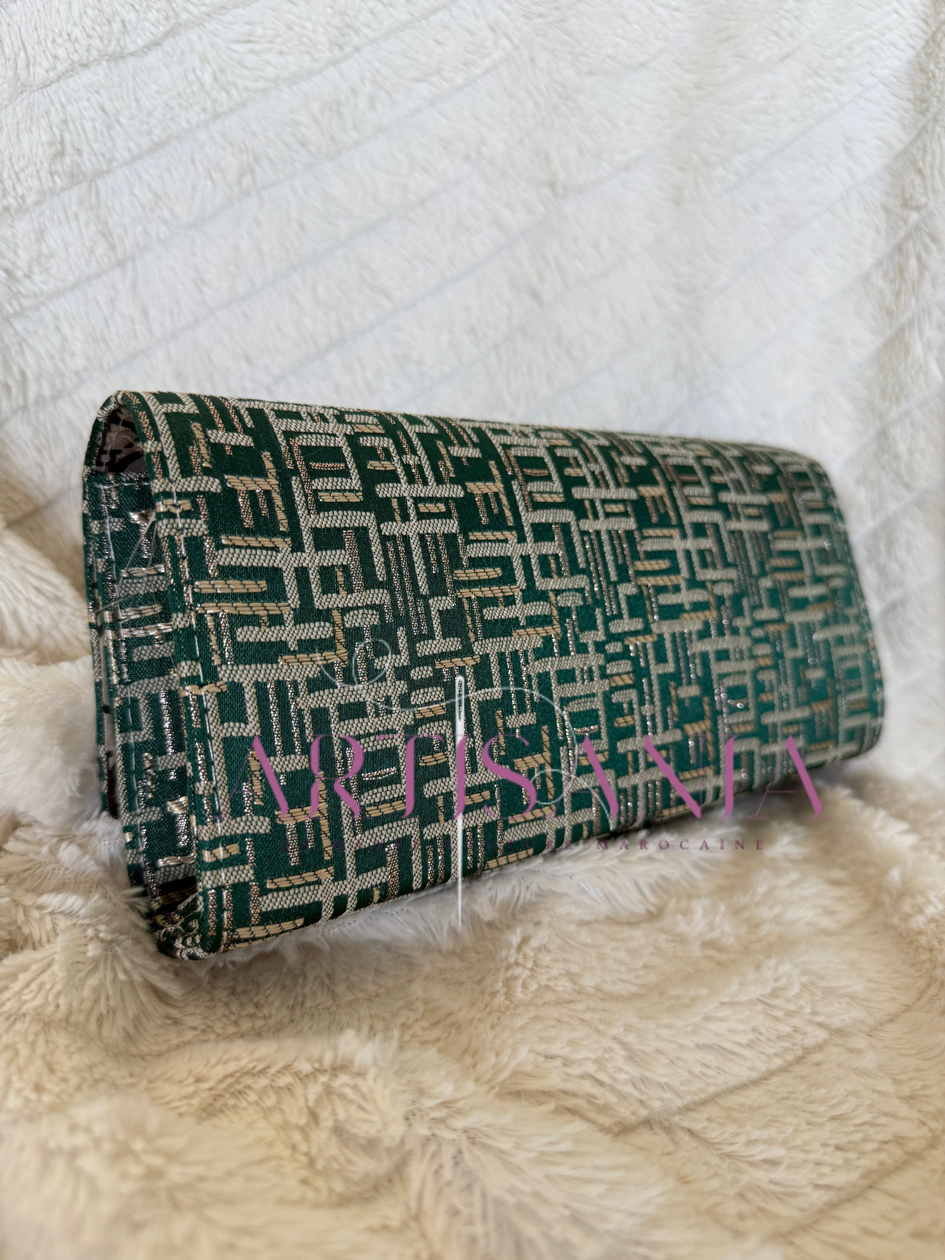 Sac ou pochette - modèle Noura 💚✨