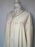 Jellaba marocaine dentelle deux pièces - modèle Romane