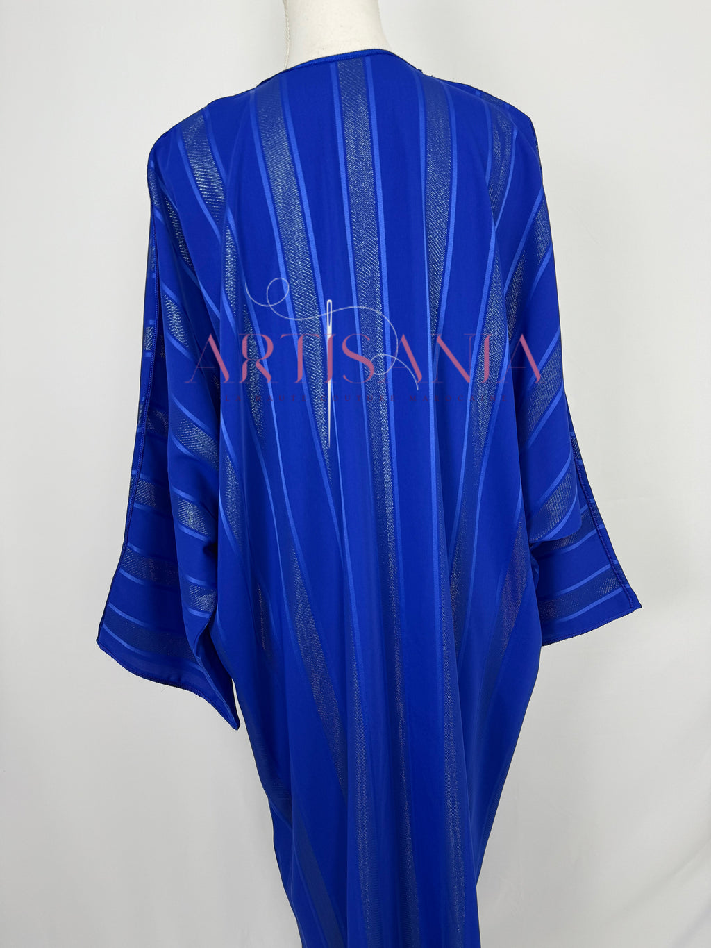 Gandoura tissu Jawhara  avec broderies - modèle Zohra