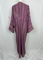 Gandoura tissu jawhara avec broderies - modèle Zahia