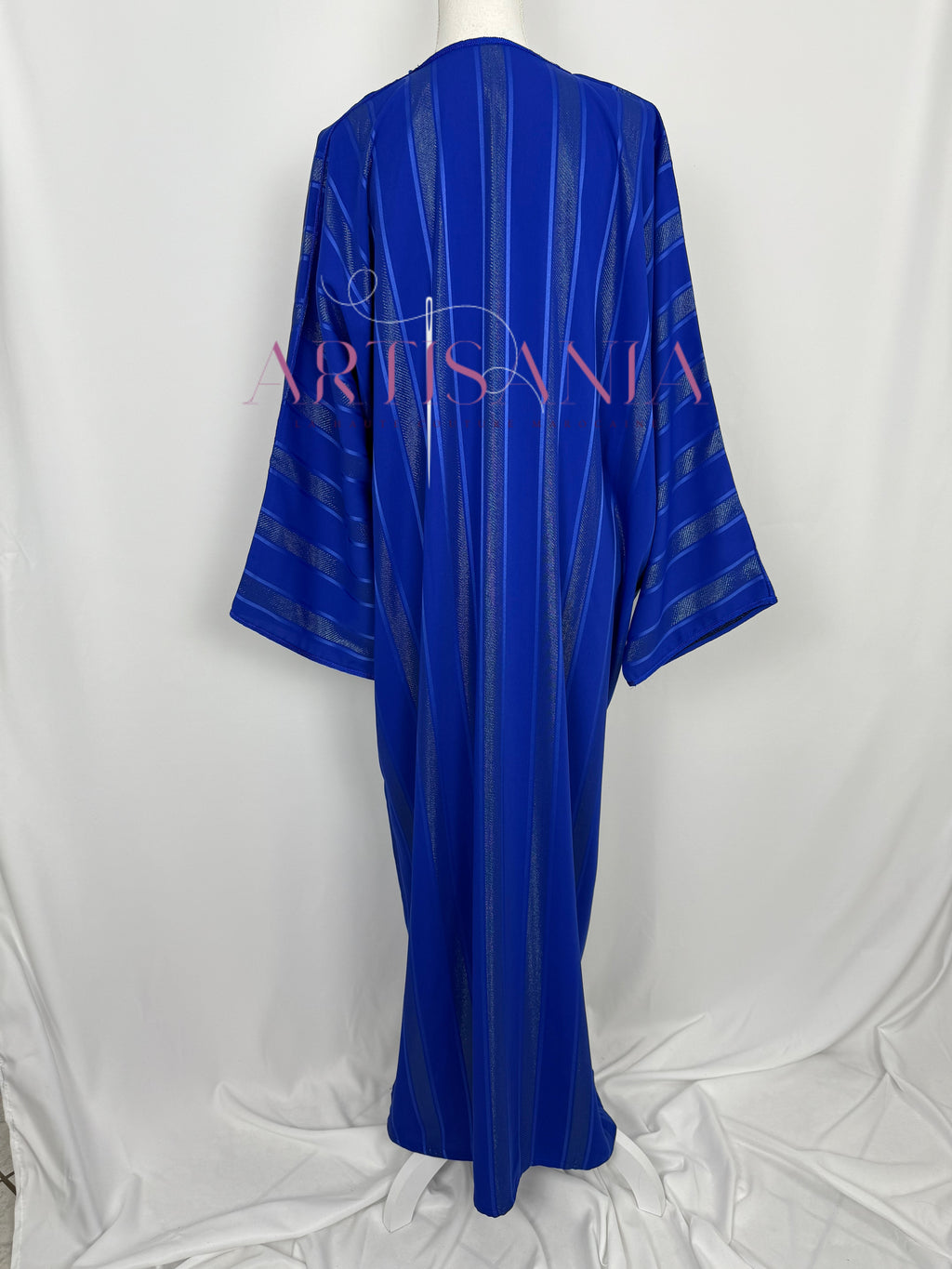 Gandoura tissu jawhara avec broderies - modèle Zahia