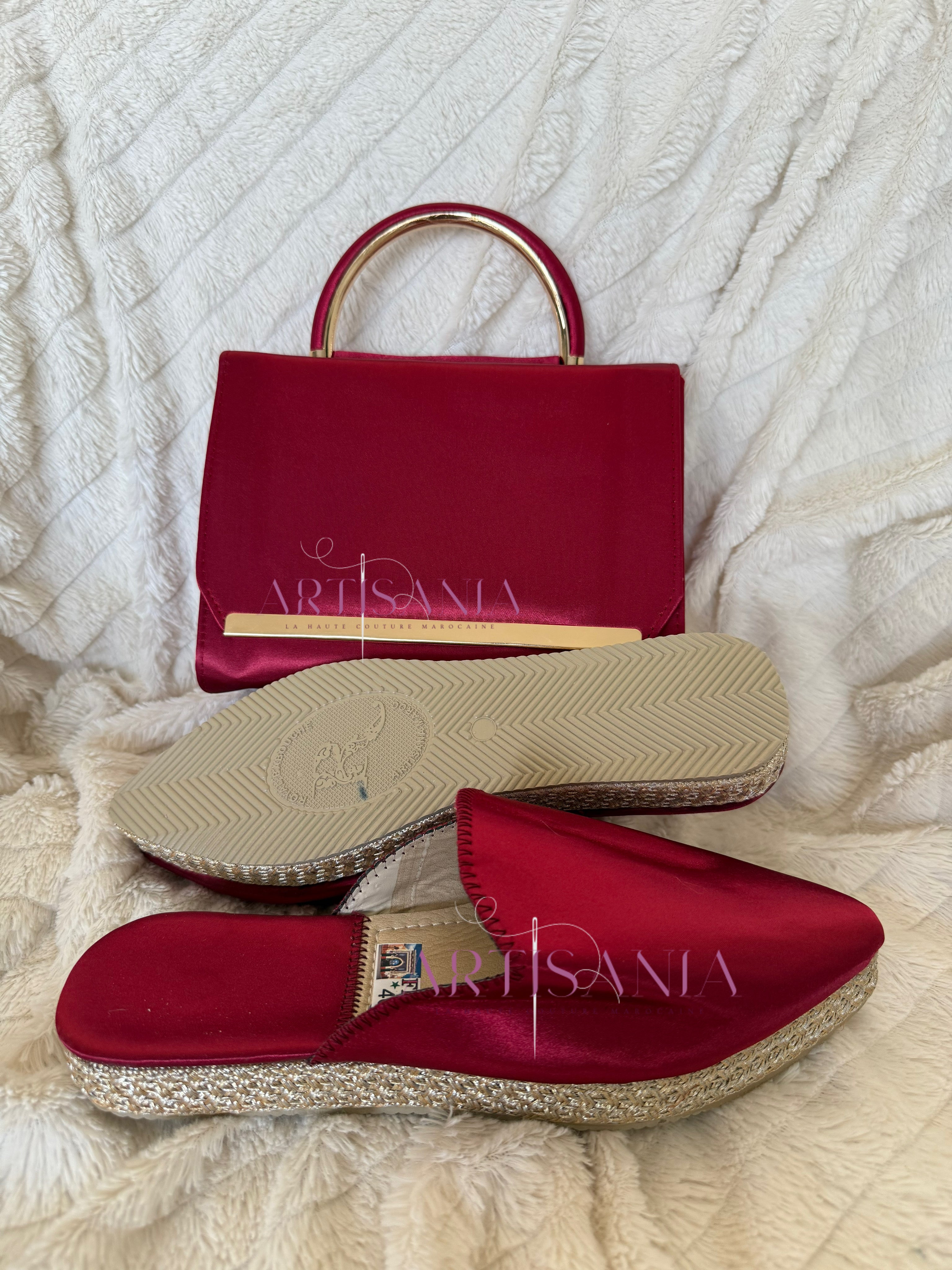 Babouche marocaine plate - modèle Shanna ✨