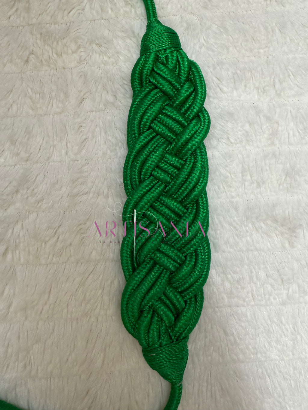 Ceintures tressées fines colorées 💚✨