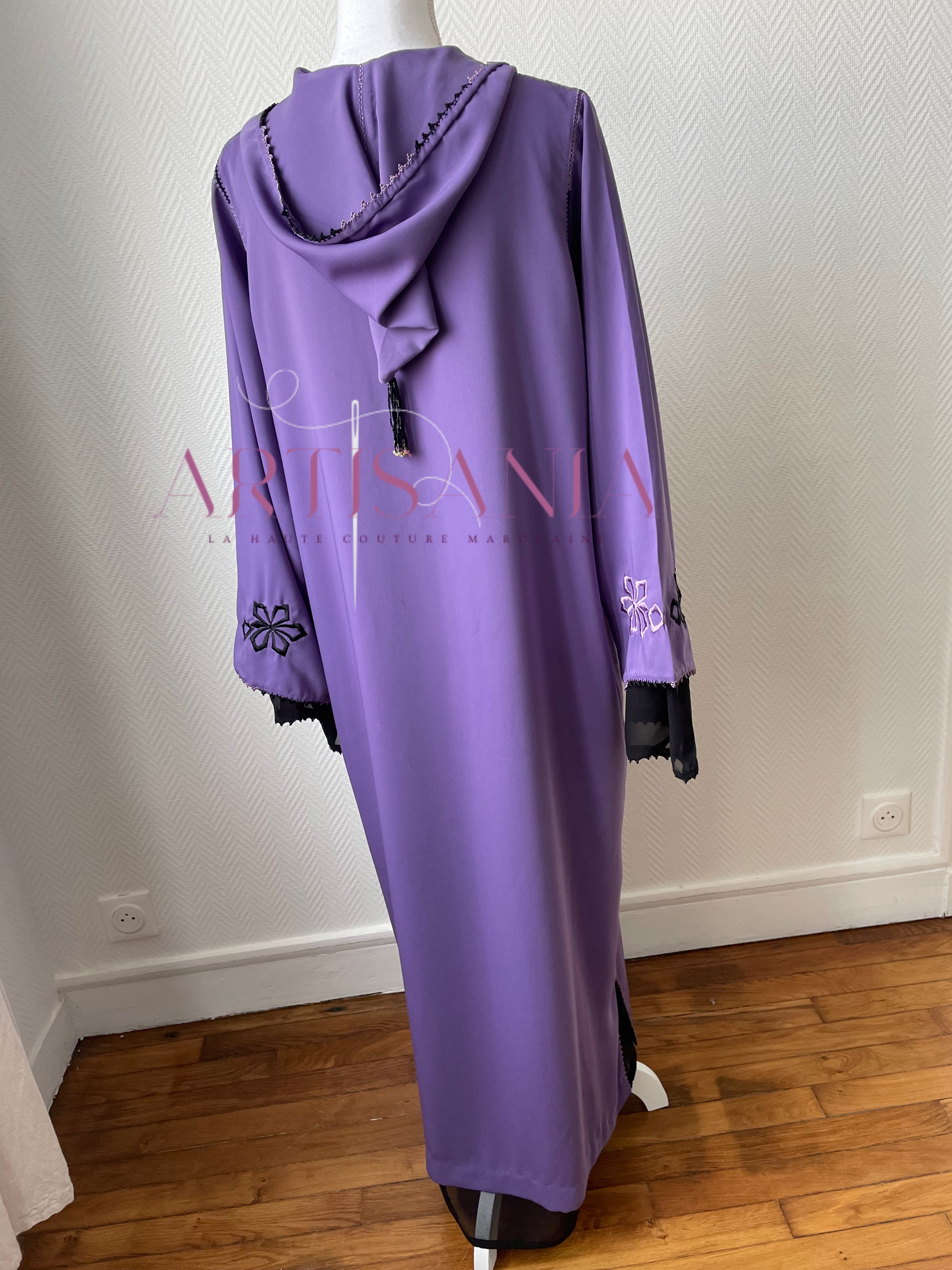 Jellaba marocaine deux pièces - modèle Manon