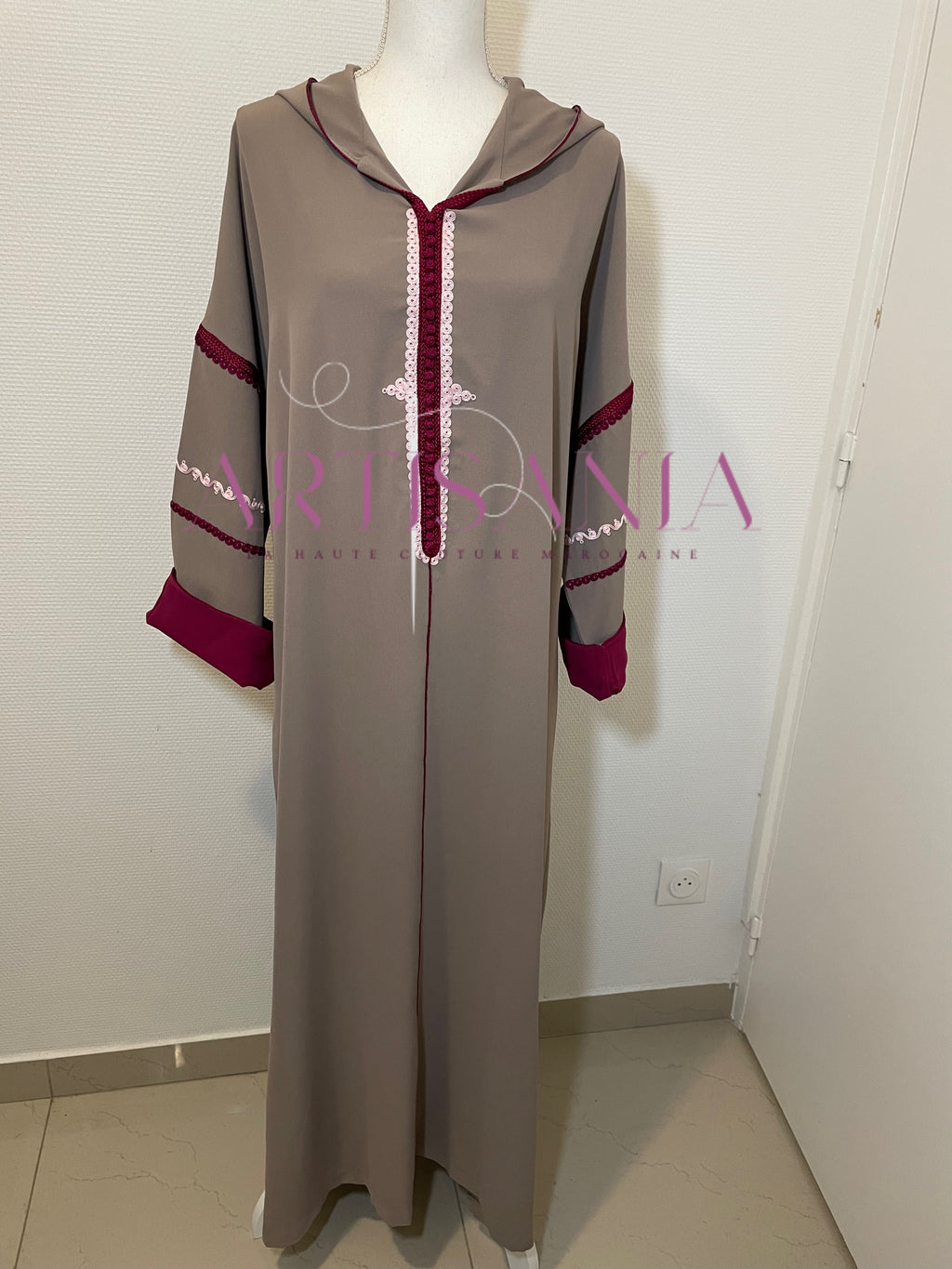 Jellaba marocaine une pièce - modèle Aicha 🪡