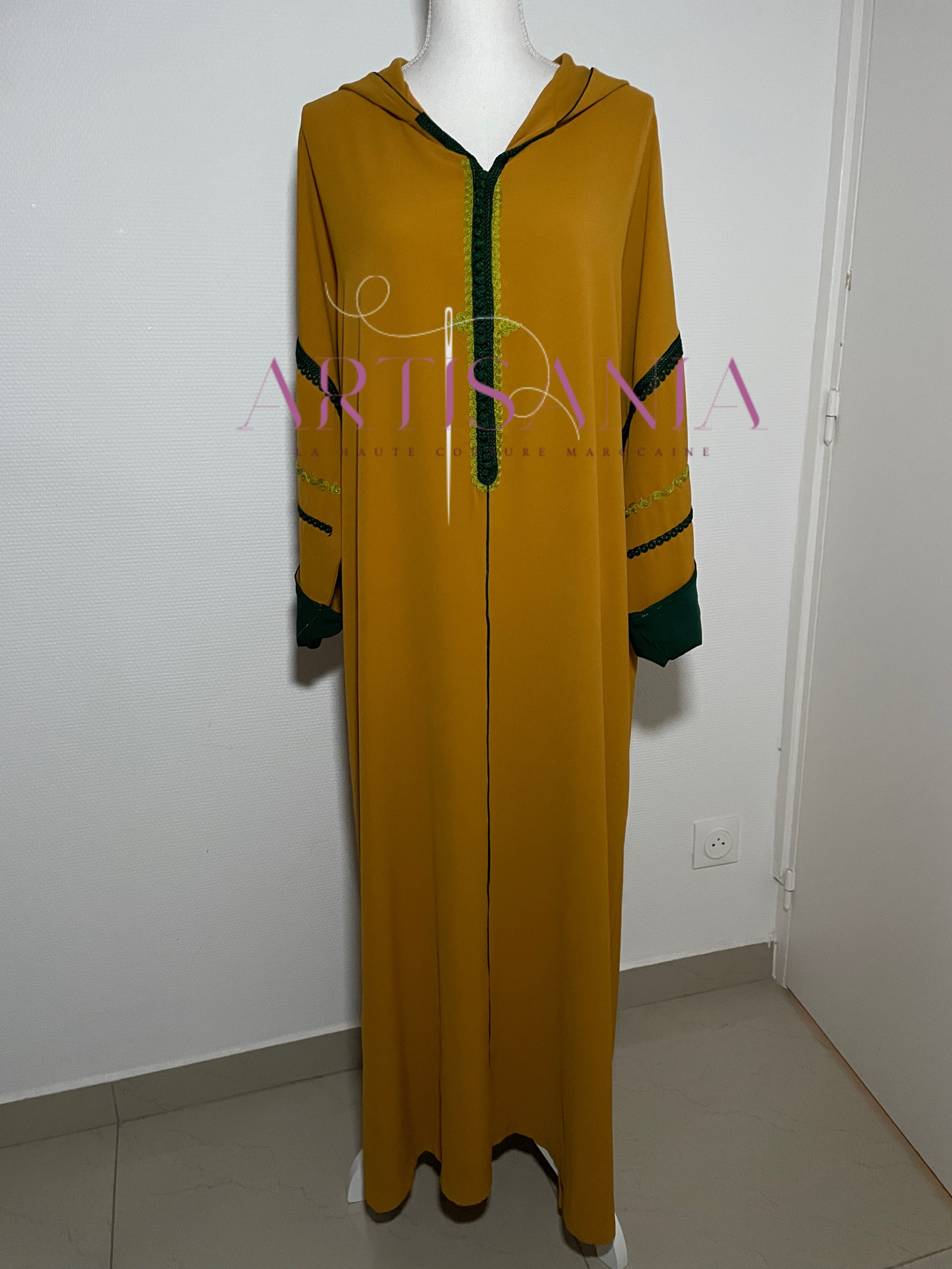 Jellaba marocaine une pièce - modèle Aicha 🪡