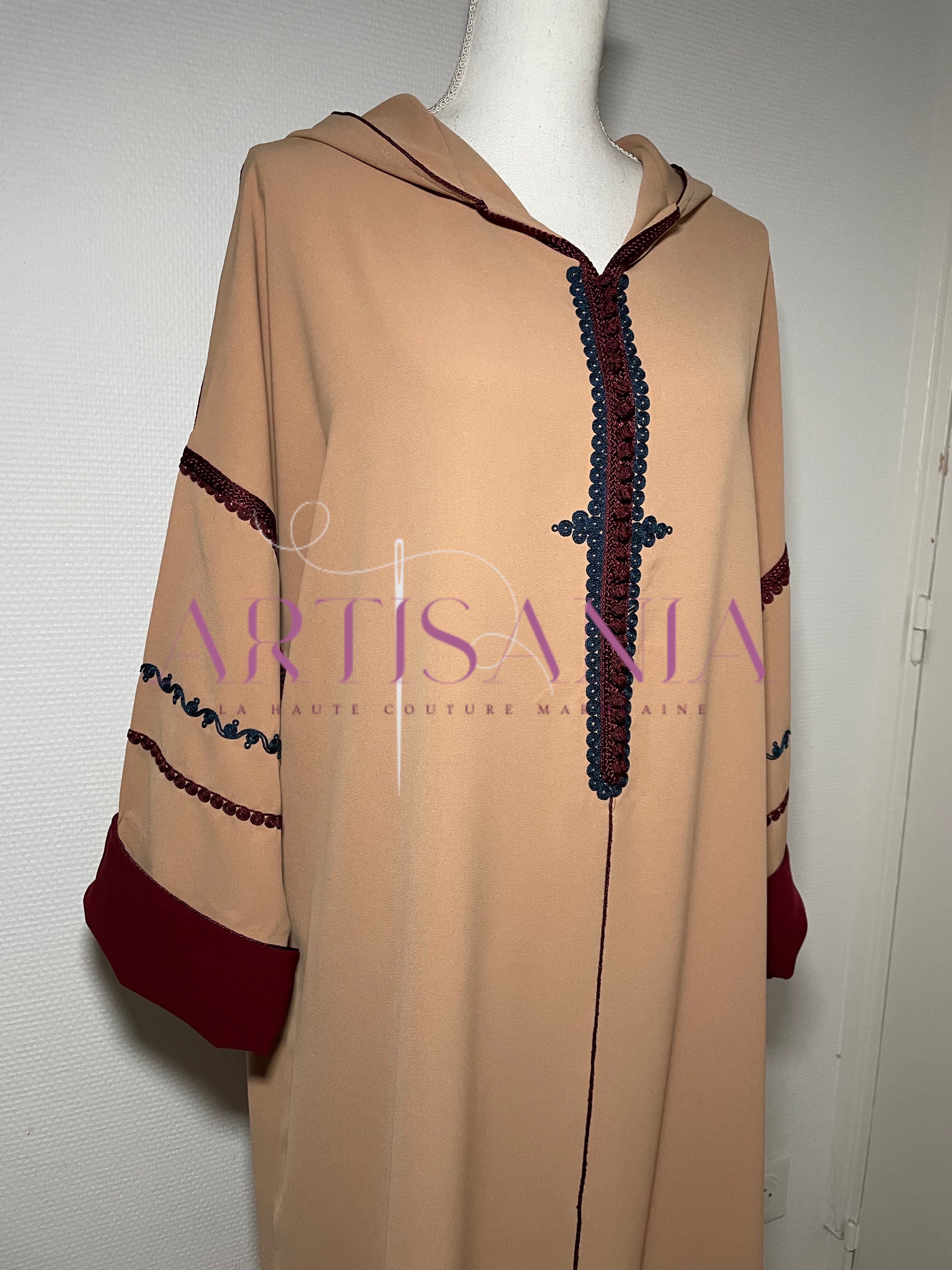 Jellaba marocaine une pièce - modèle Aicha 🪡