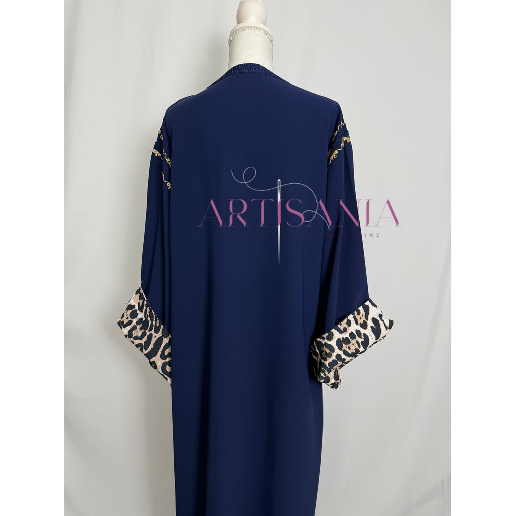 Gandoura marocaine -  motifs léopards 🐆✨