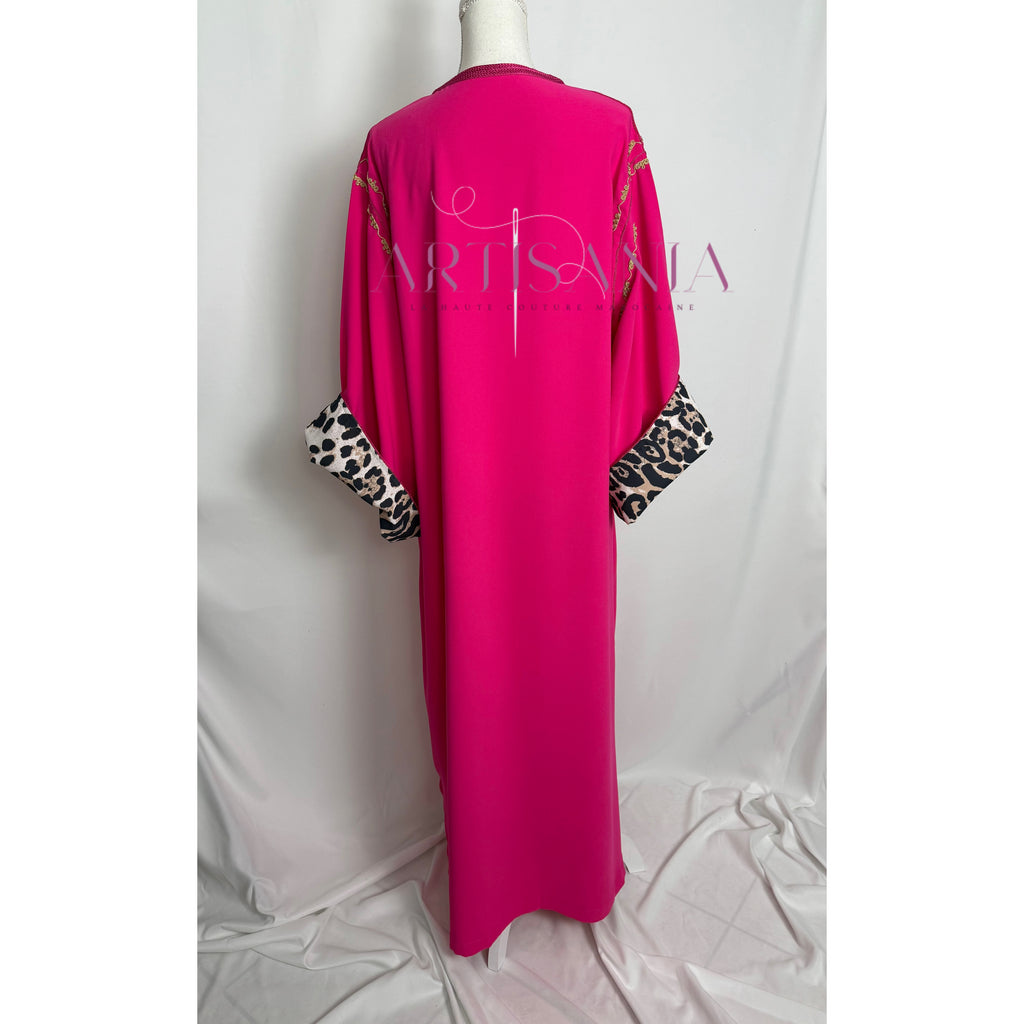 Gandoura marocaine -  motifs léopards 🐆✨
