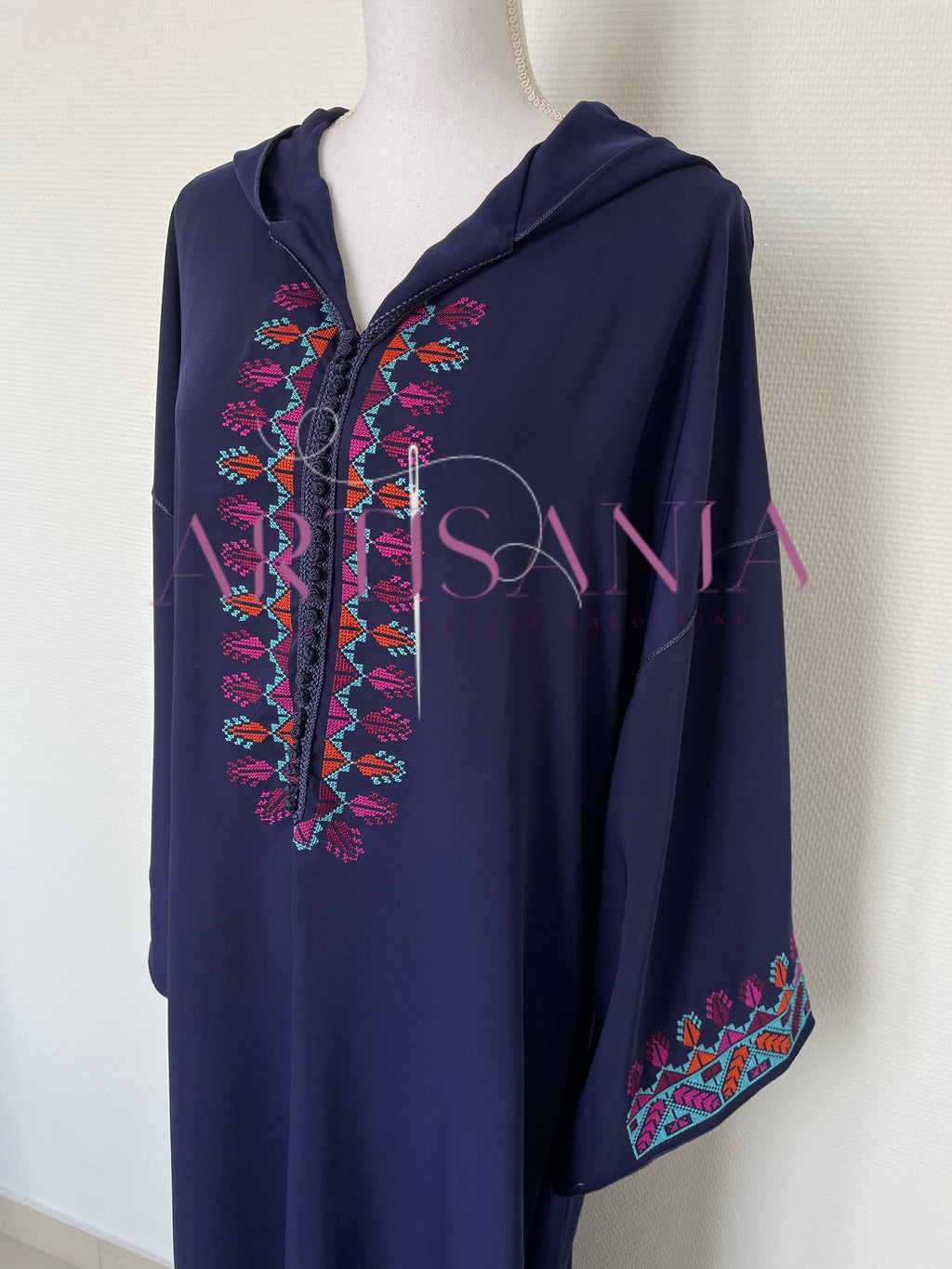 Jellaba marocaine une pièce - modèle Houda