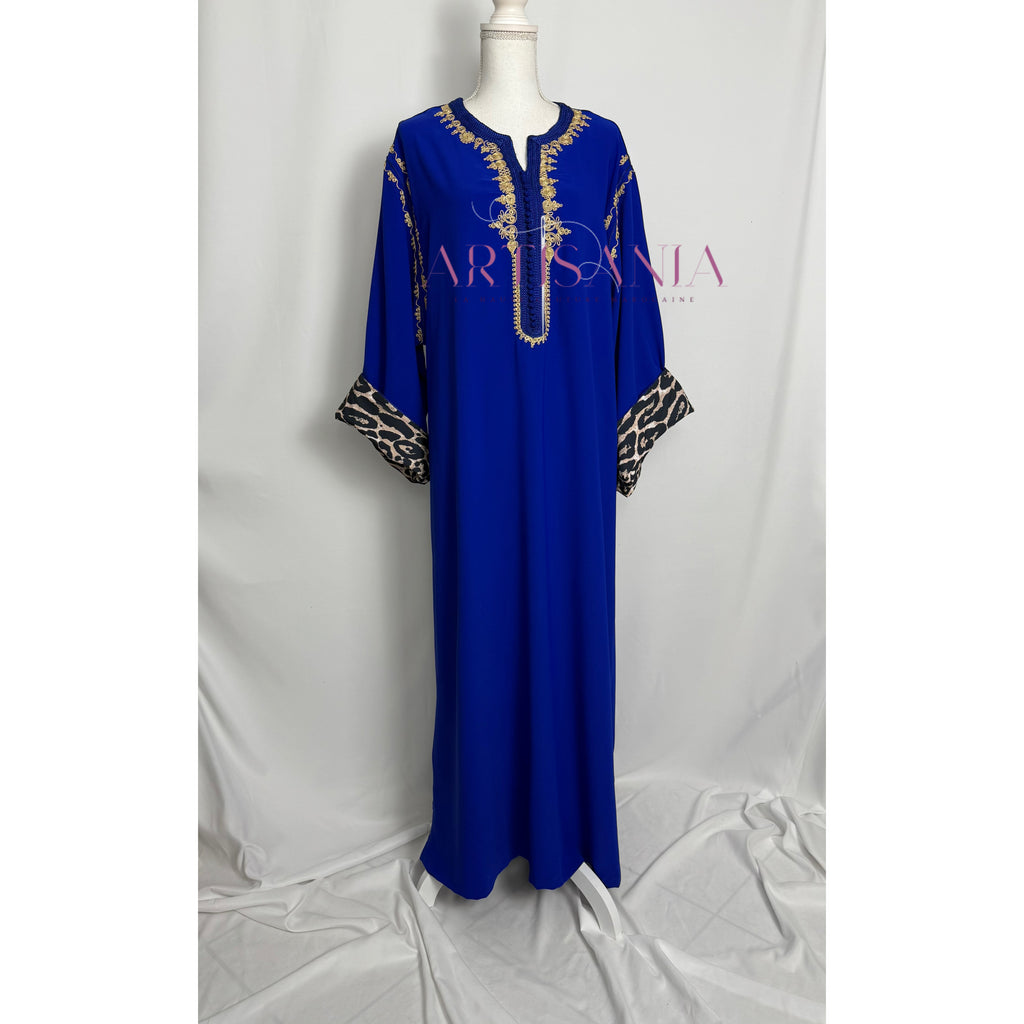 Gandoura marocaine -  motifs léopards 🐆✨